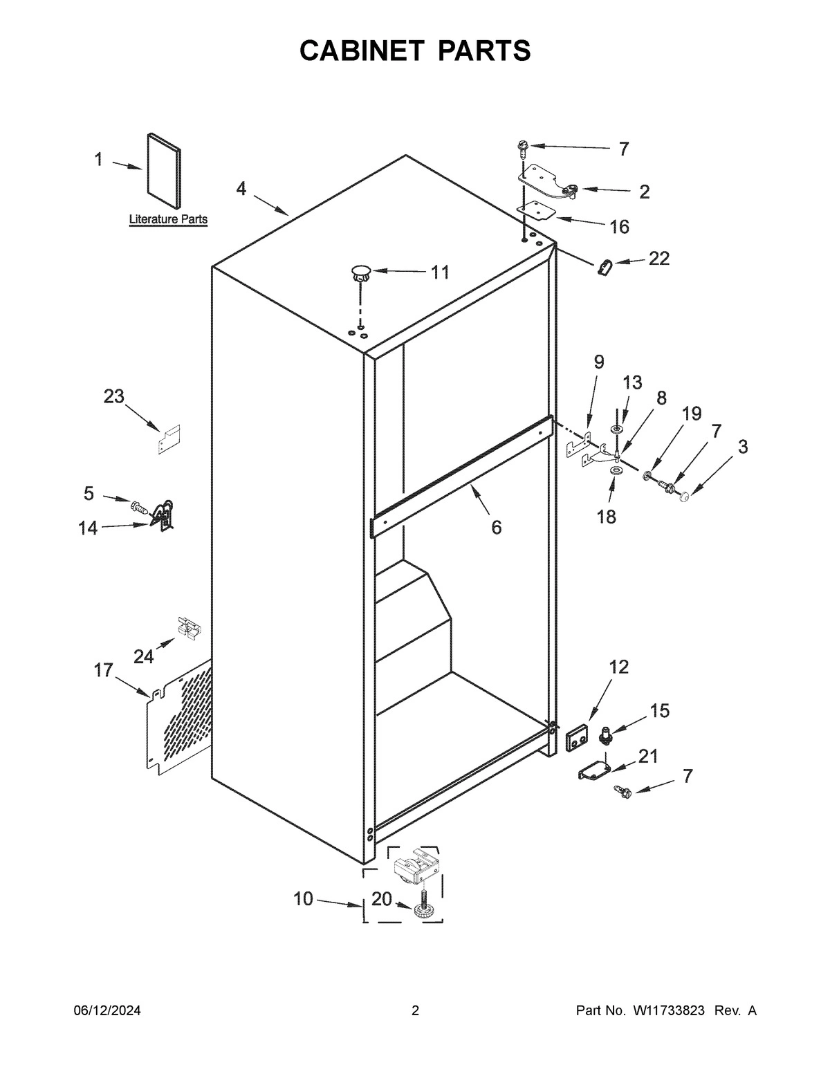 02 - CABINET PARTS