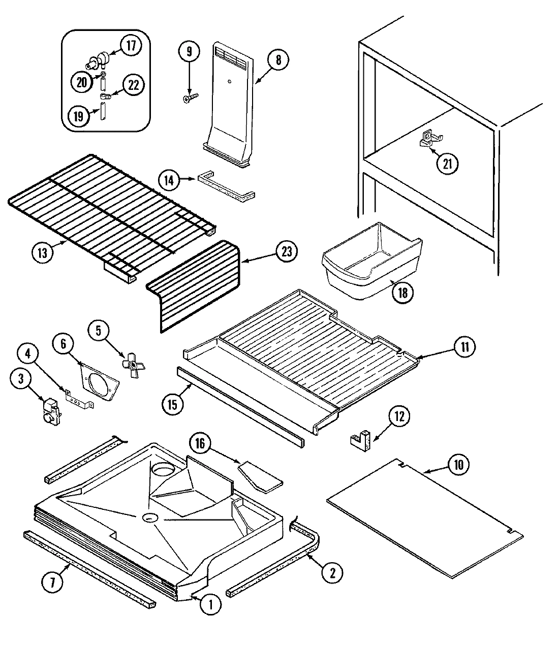 01 - FREEZER COMPARTMENT