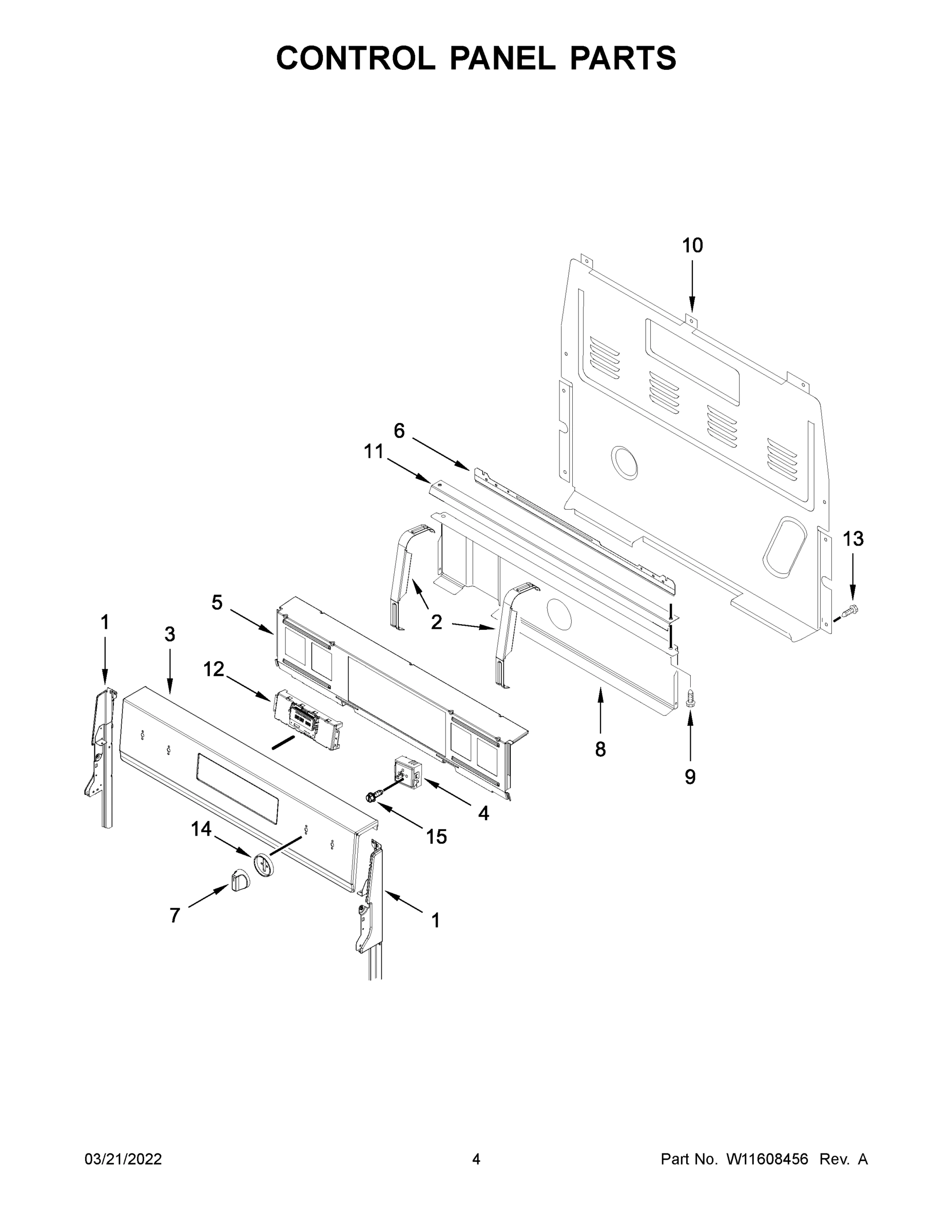 03 - CONTROL PANEL PARTS