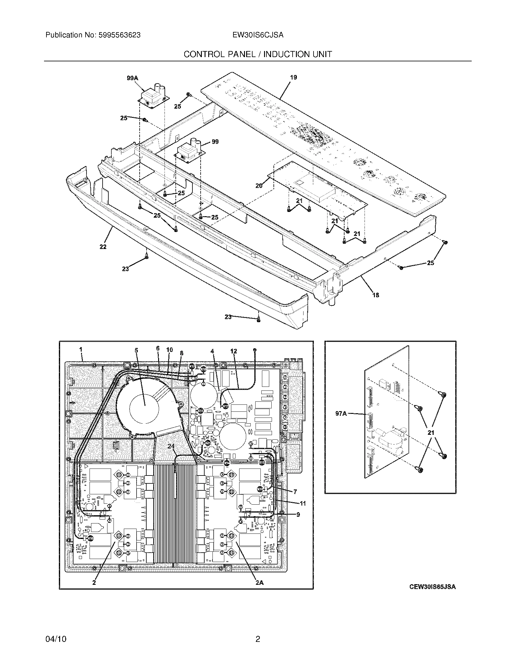 03 - CONTROL PANEL/INDUCTION UNIT
