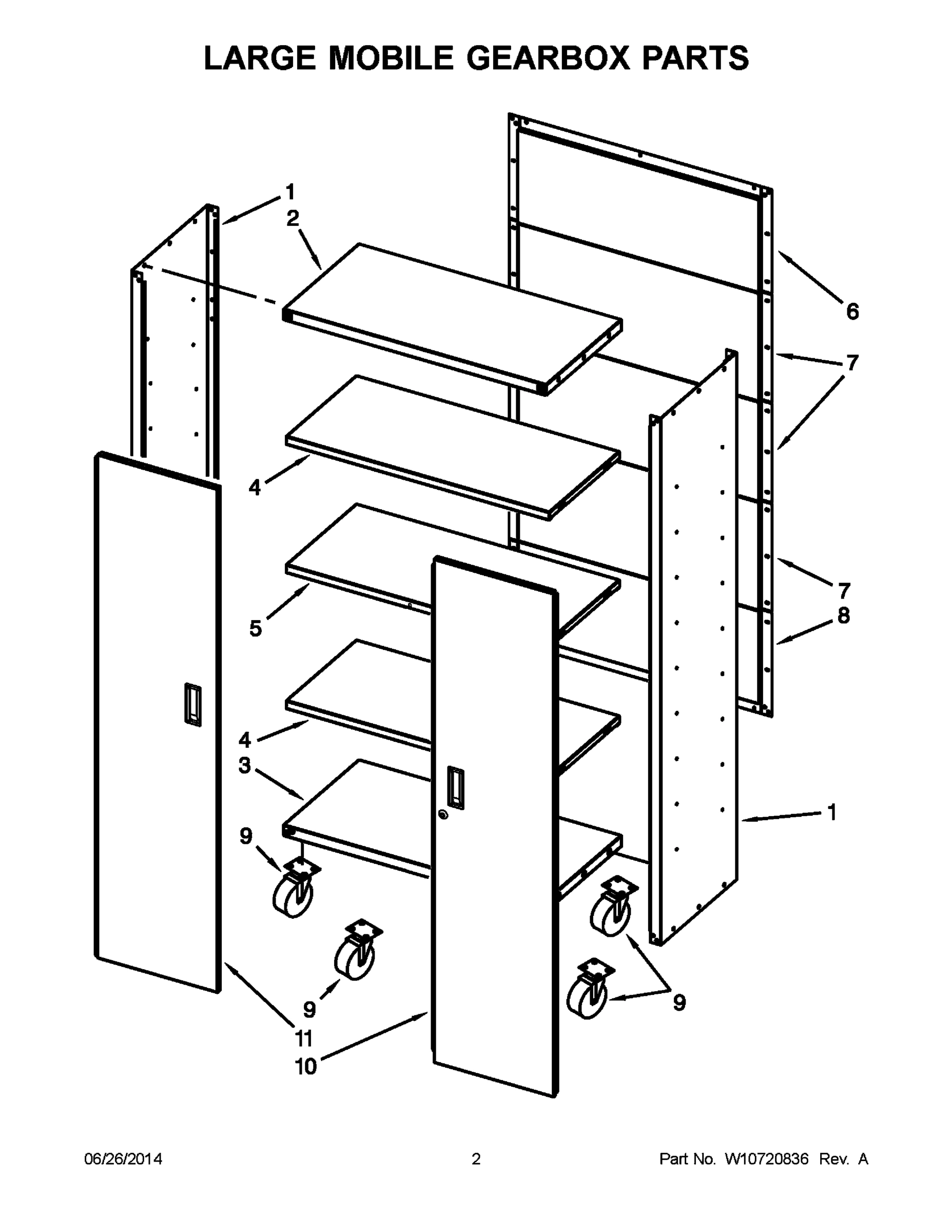 02 - LARGE MOBILE GEARBOX PARTS