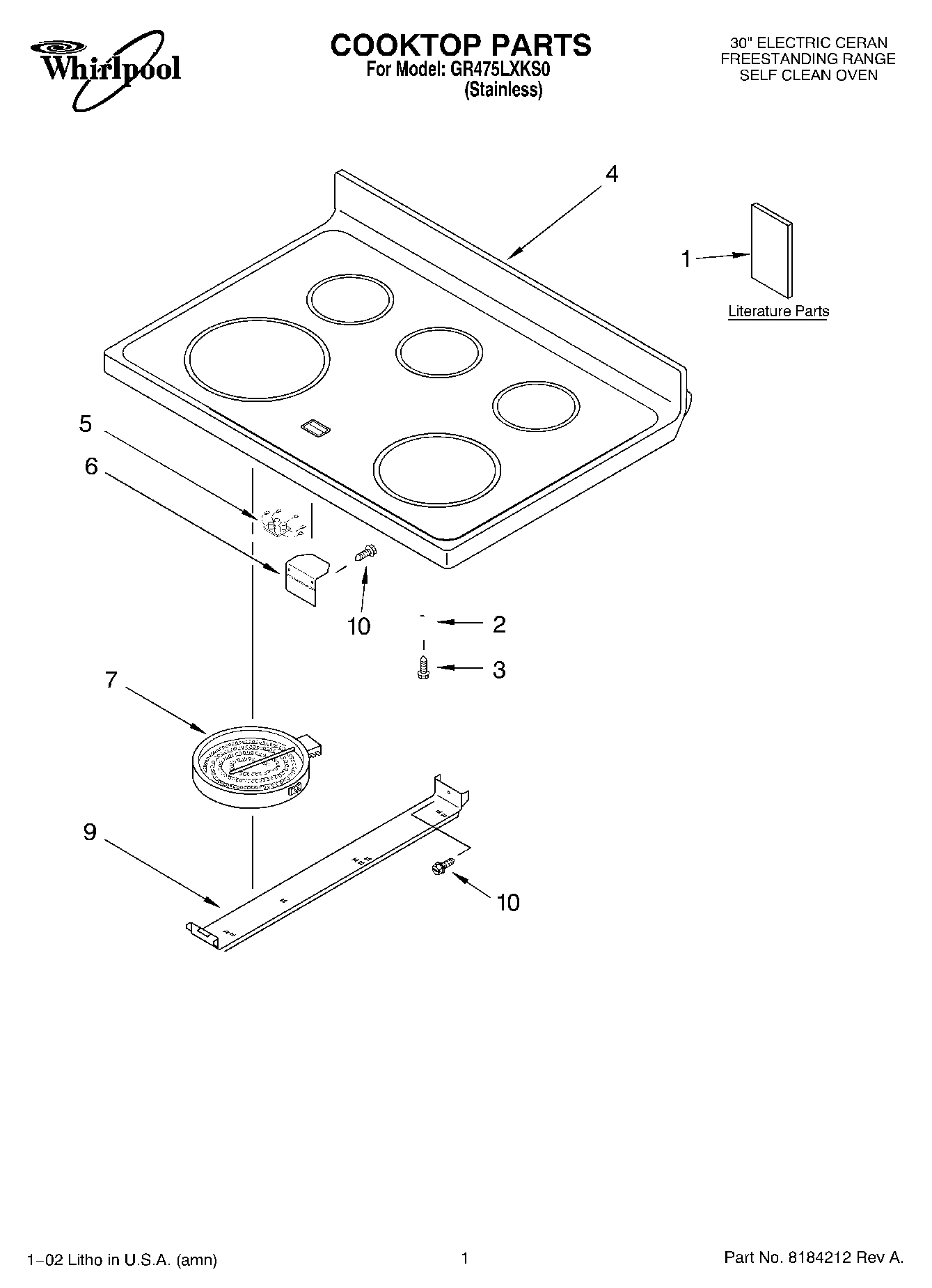 01 - COOKTOP, LITERATURE