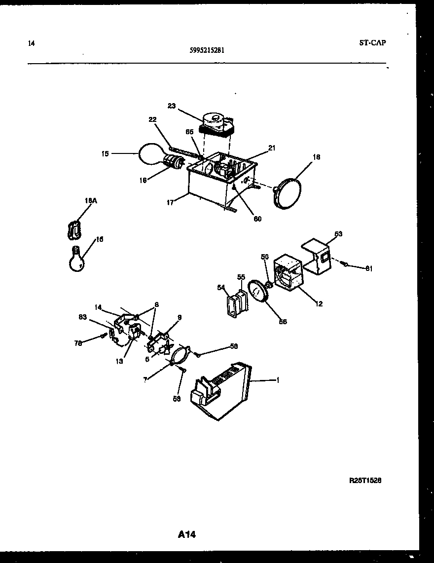 08 - REFRIGERATOR CONTROL ASSEMBLY, DAMP