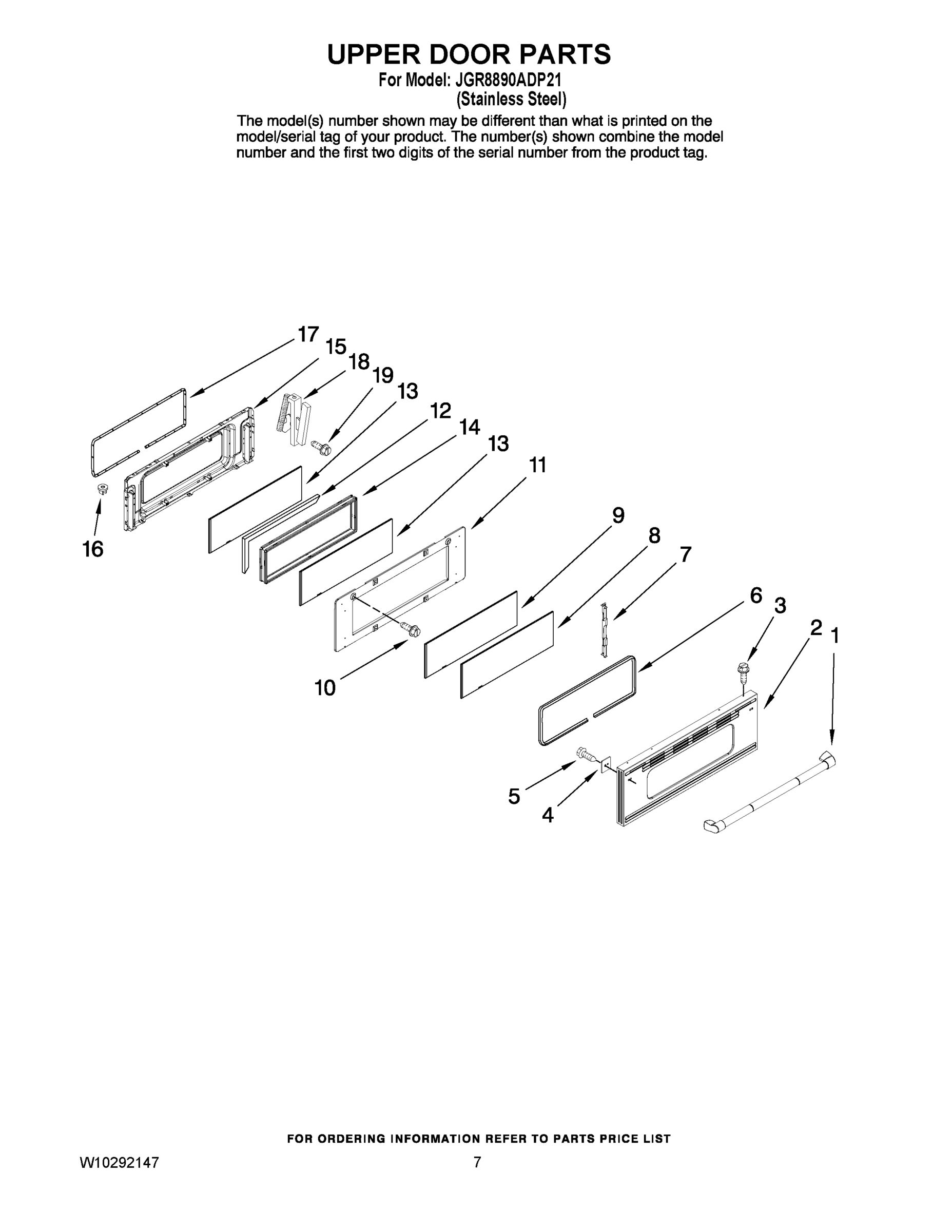 05 - UPPER DOOR PARTS