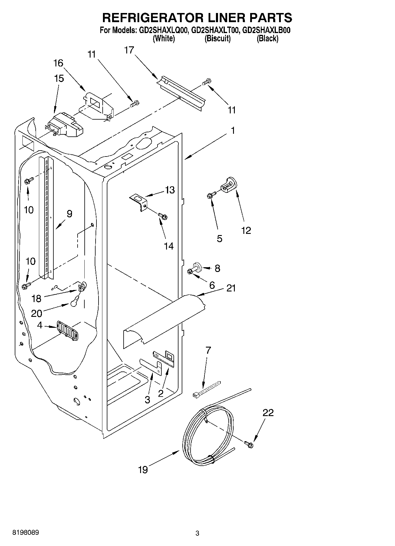 02 - REFRIGERATOR LINER