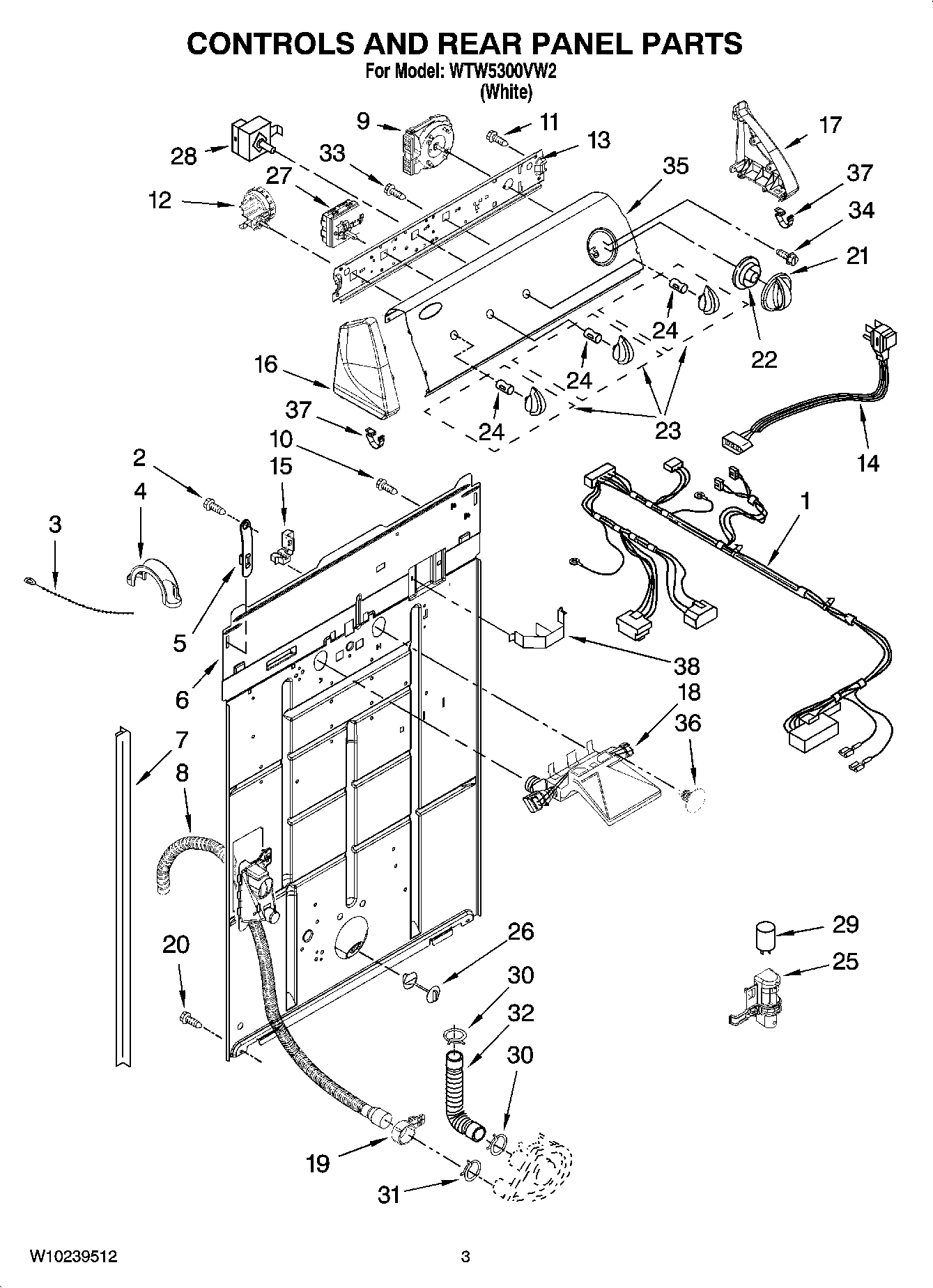 02 - CONTROLS AND REAR PANEL PARTS
