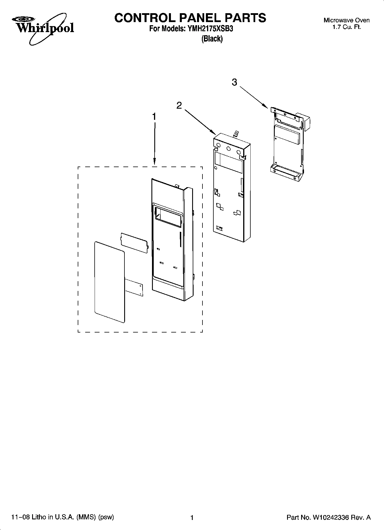 01 - CONTROL PANEL PARTS