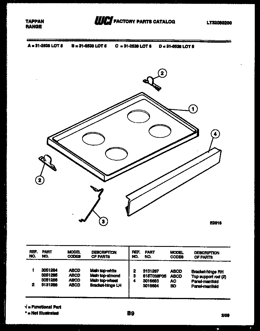 04 - COOKTOP PARTS