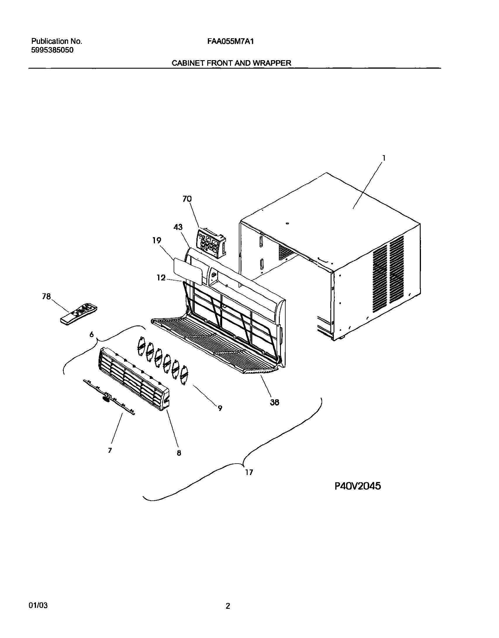 03 - CABINET FRONT AND WRAPPER