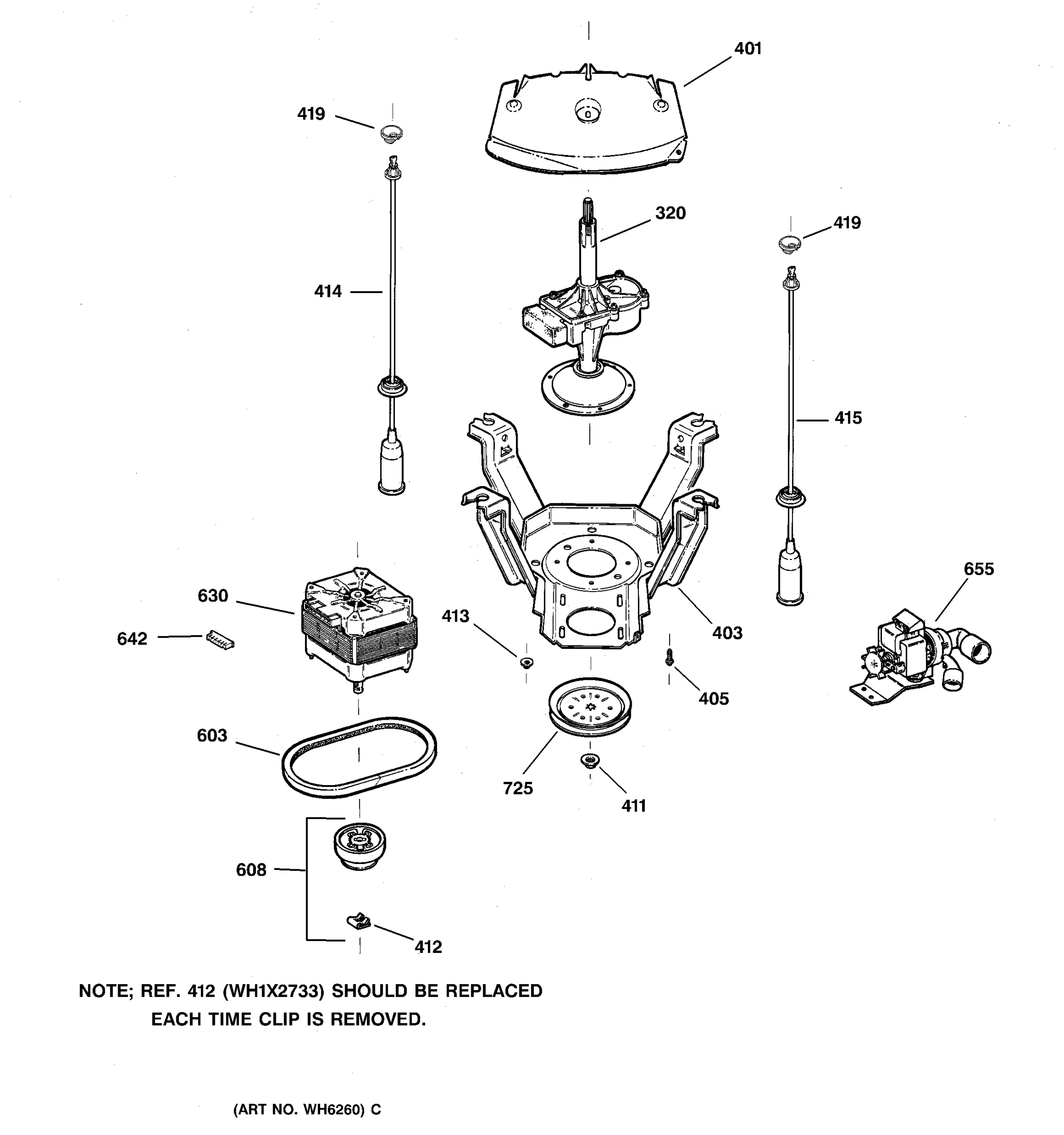 SUSPENSION, PUMP & DRIVE COMPONENTS