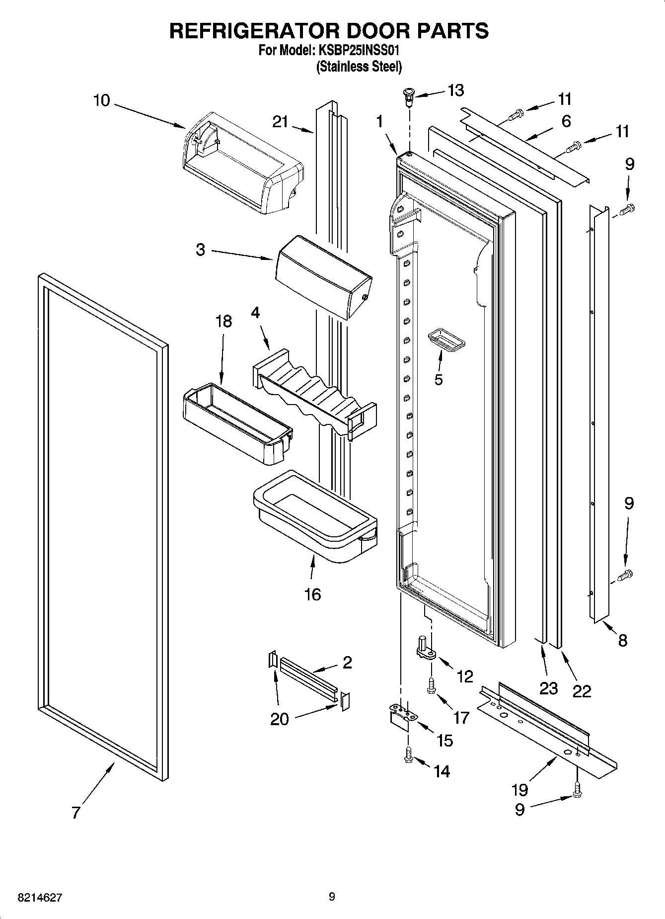 06 - REFRIGERATOR DOOR PARTS