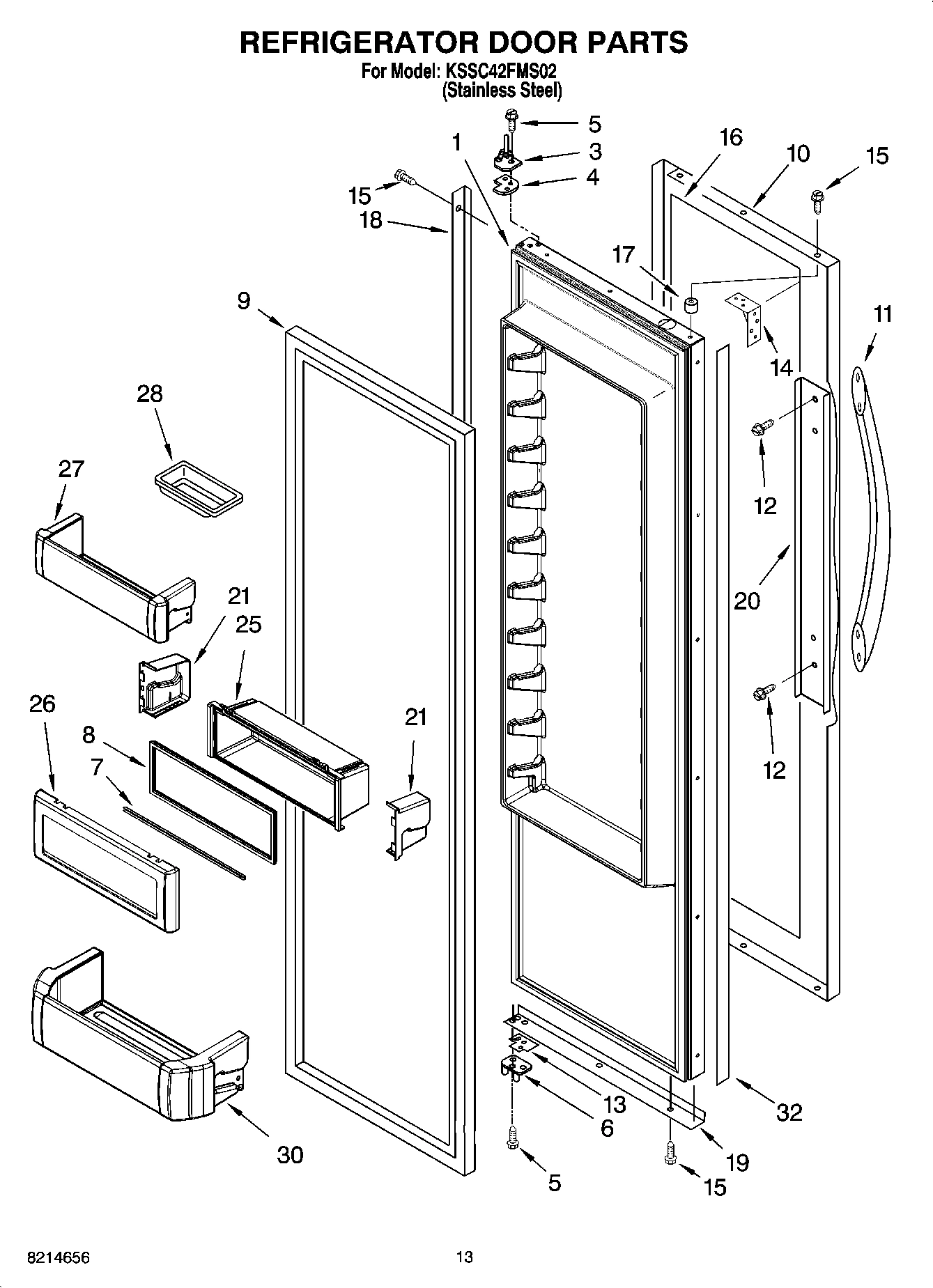 09 - REFRIGERATOR DOOR PARTS