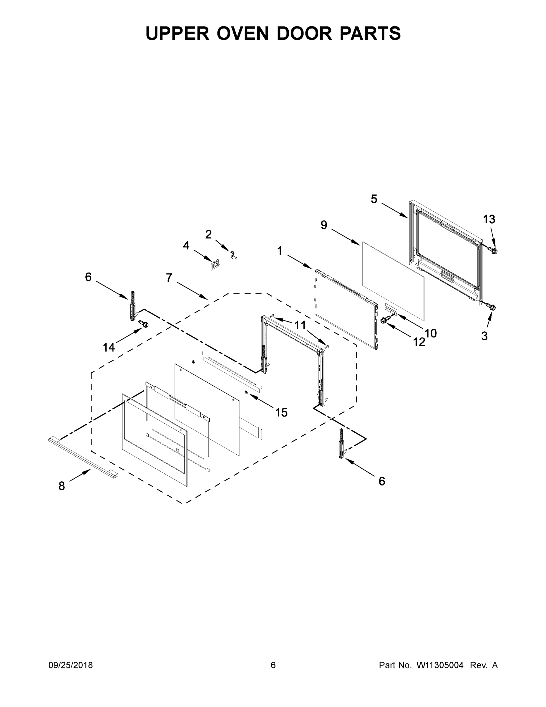 04 - UPPER OVEN DOOR PARTS