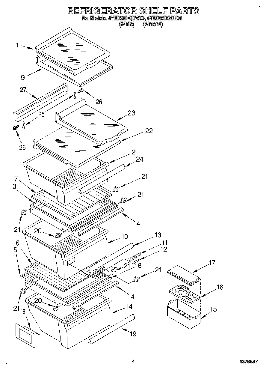 03 - REFRIGERATOR SHELF