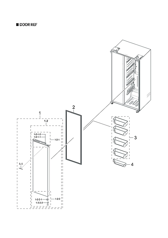 Refrigerator Door Parts