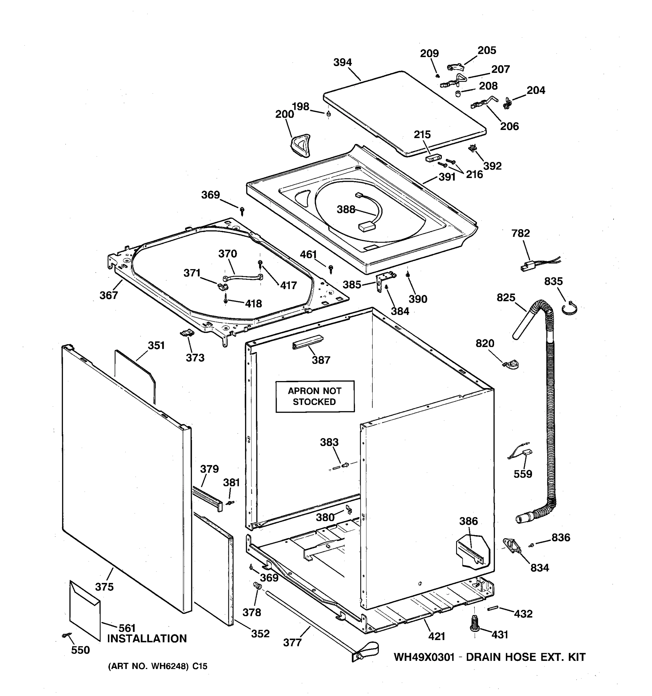 CABINET, COVER & FRONT PANEL