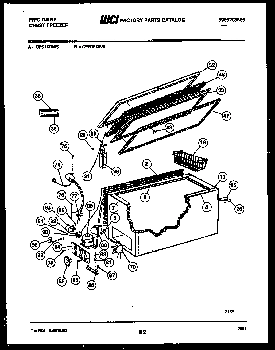 02 - CHEST FREEZER PARTS