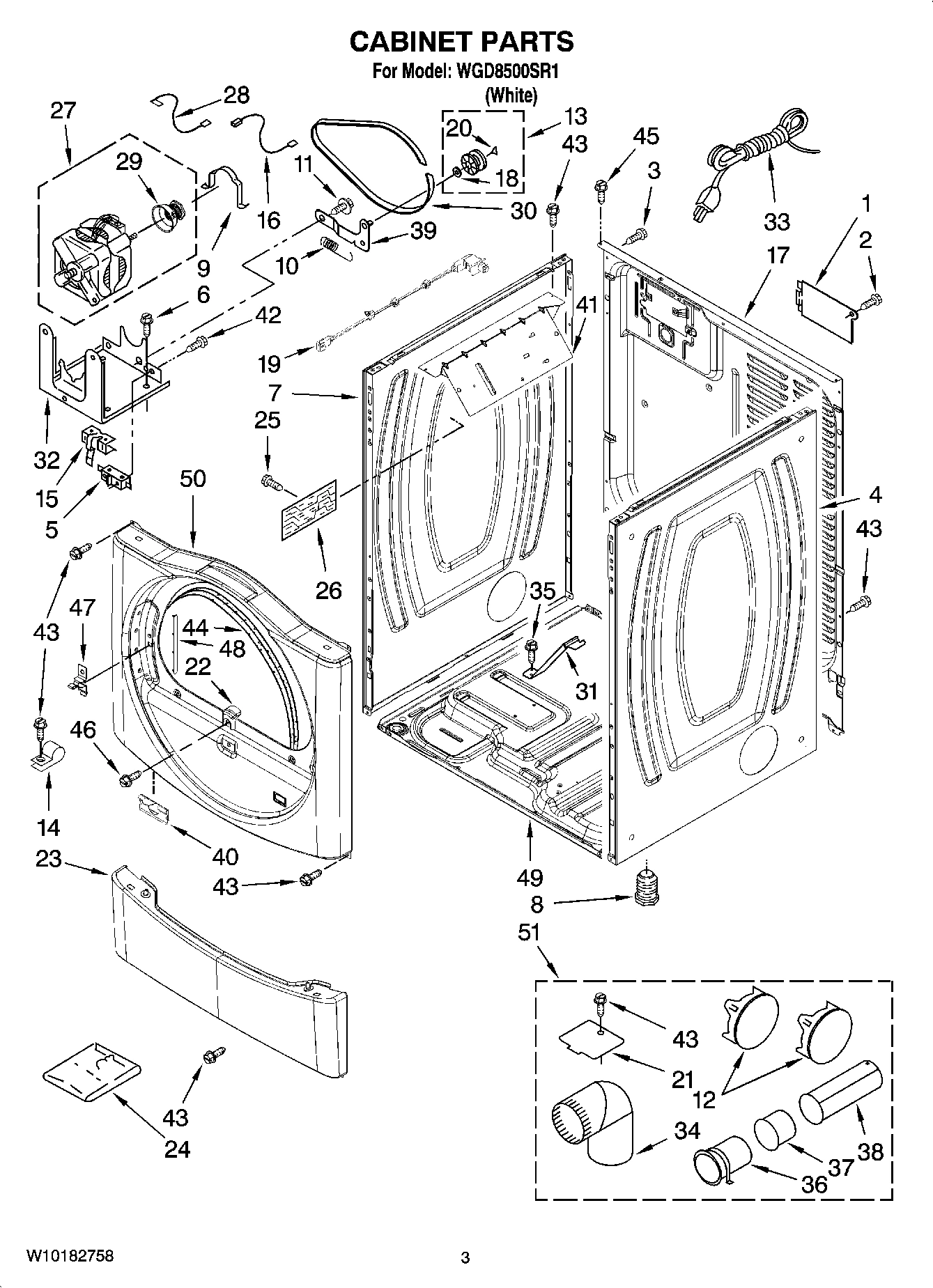02 - CABINET PARTS
