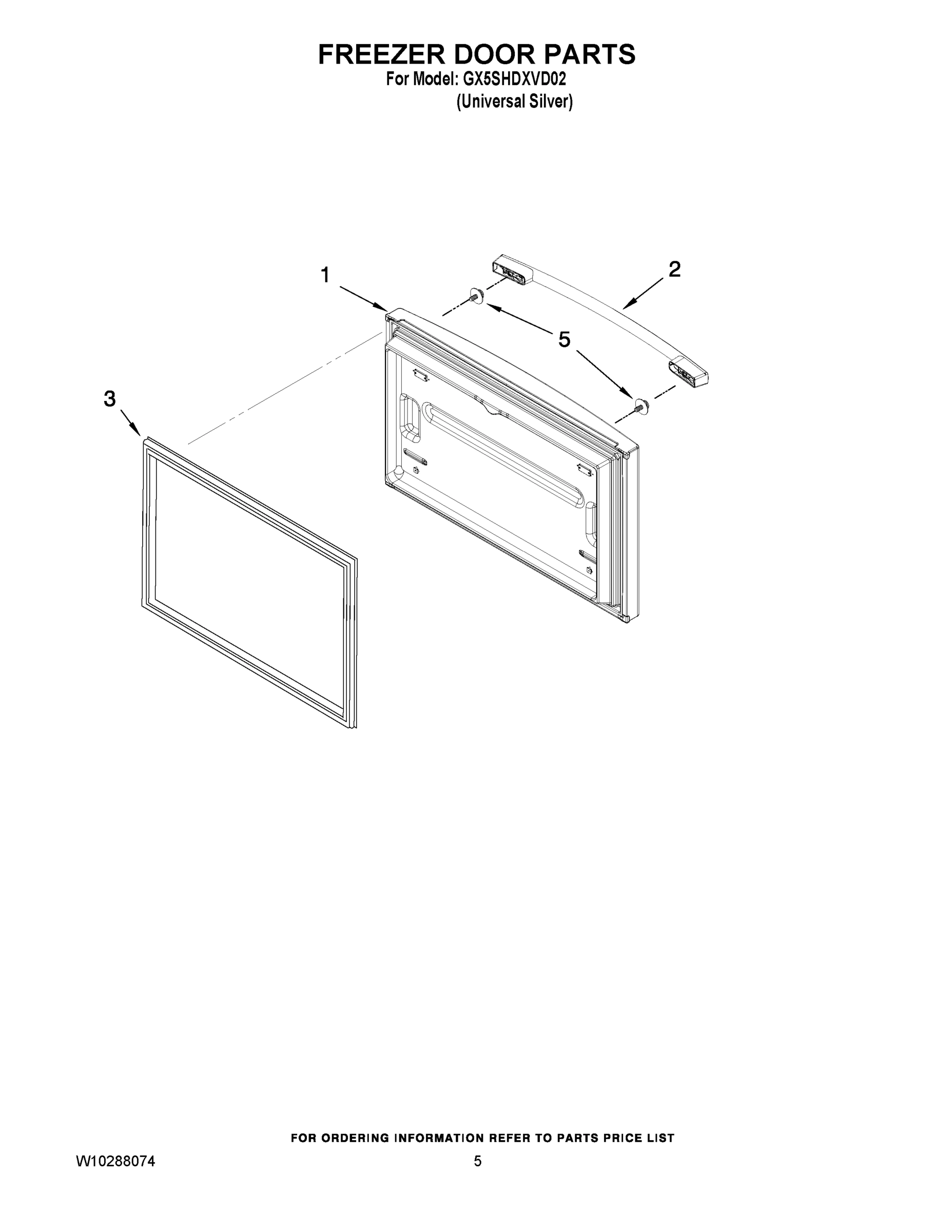 03 - FREEZER DOOR PARTS