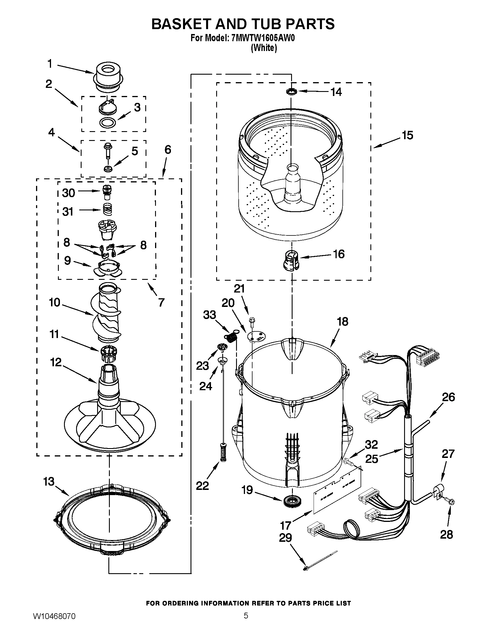 03 - BASKET AND TUB PARTS