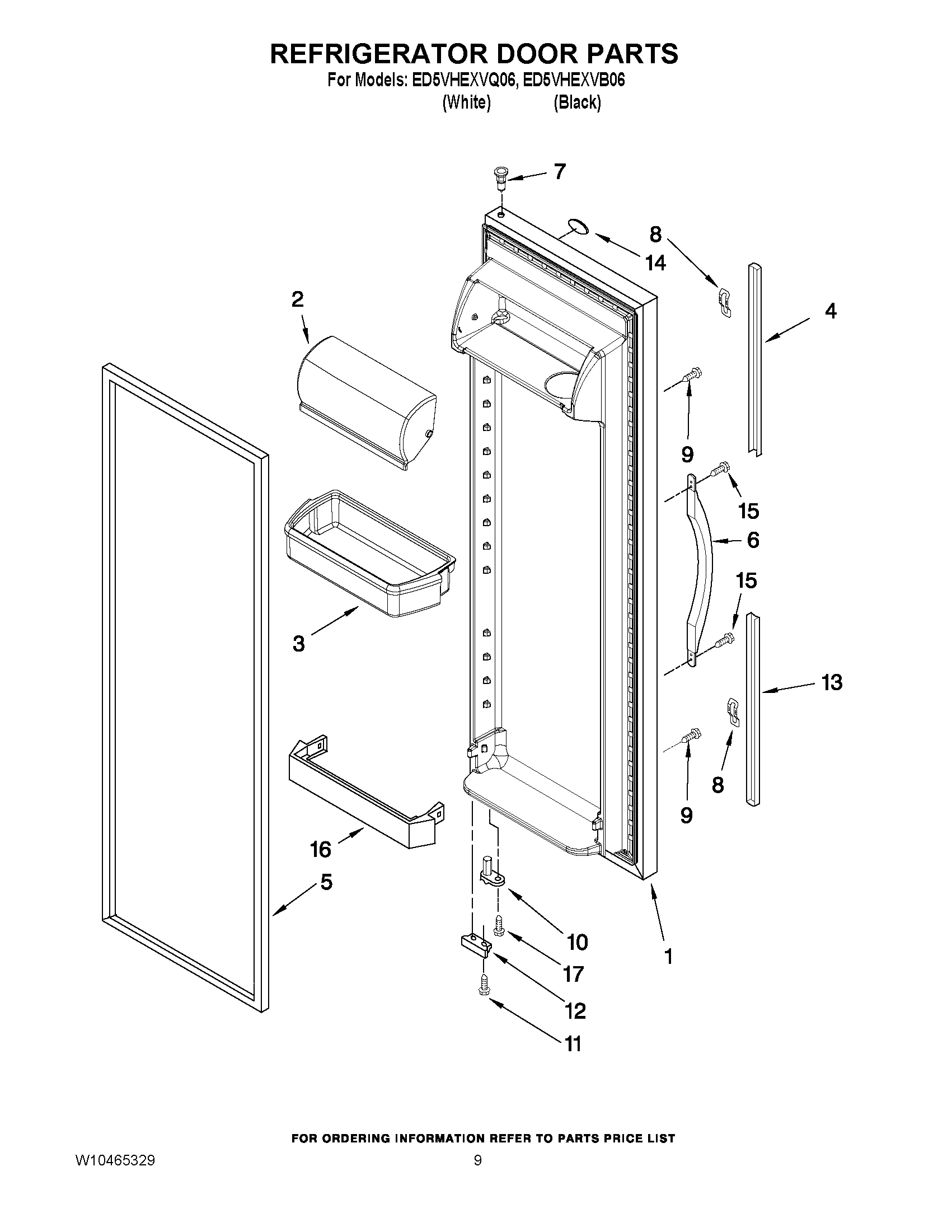 06 - REFRIGERATOR DOOR PARTS