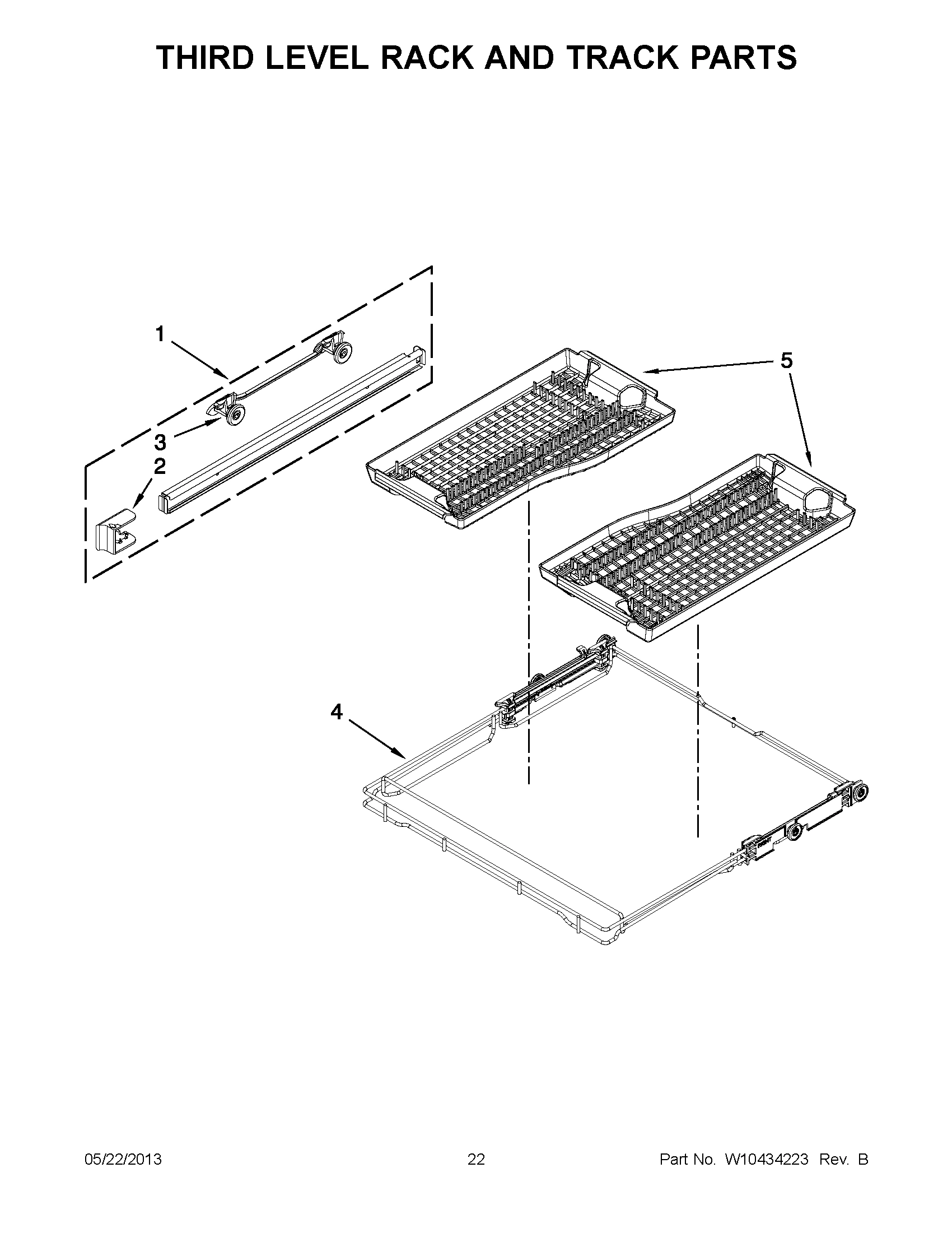 11 - THIRD LEVEL RACK AND TRACK PARTS