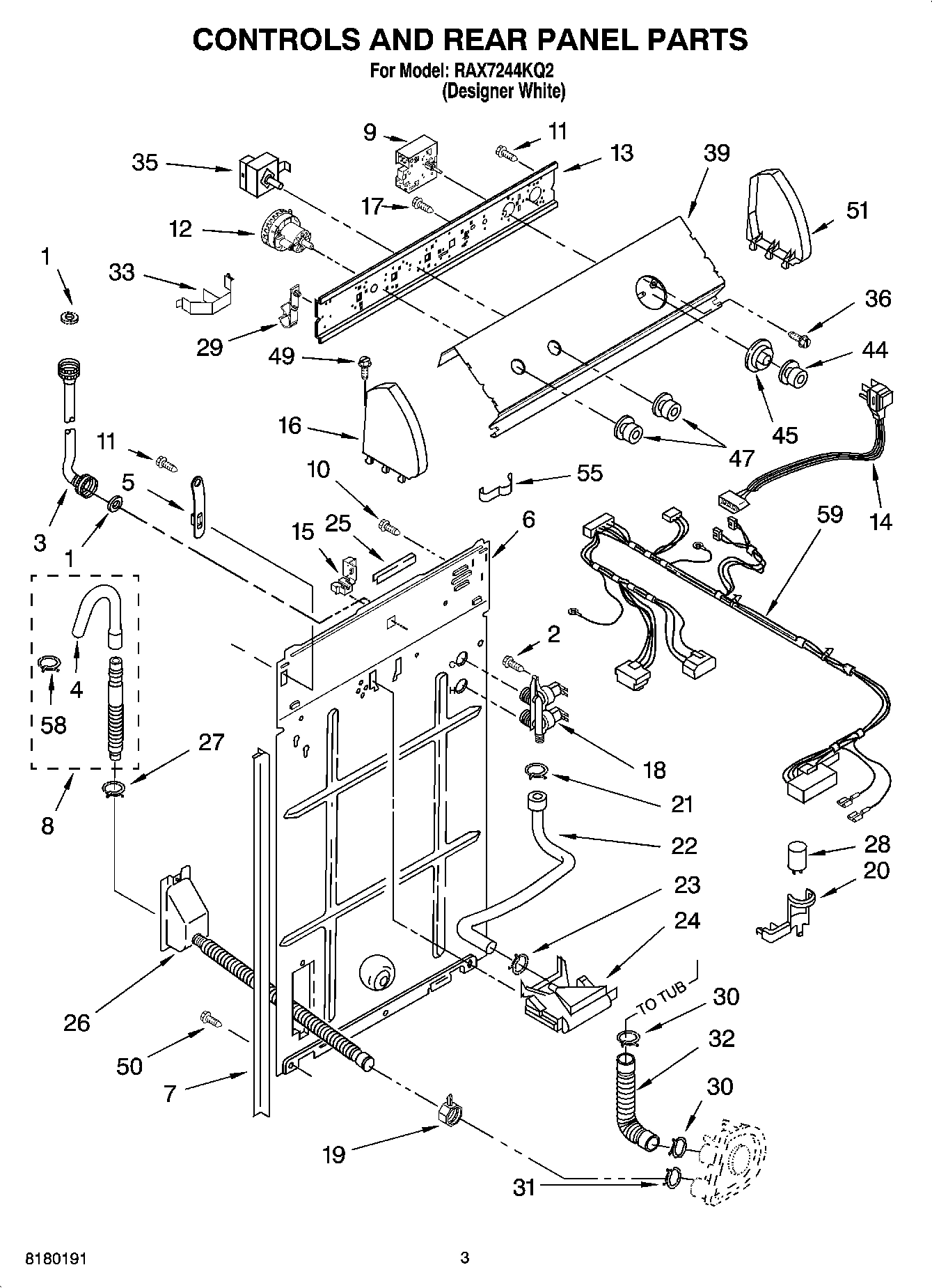 02 - CONTROL AND REAR PANEL PARTS
