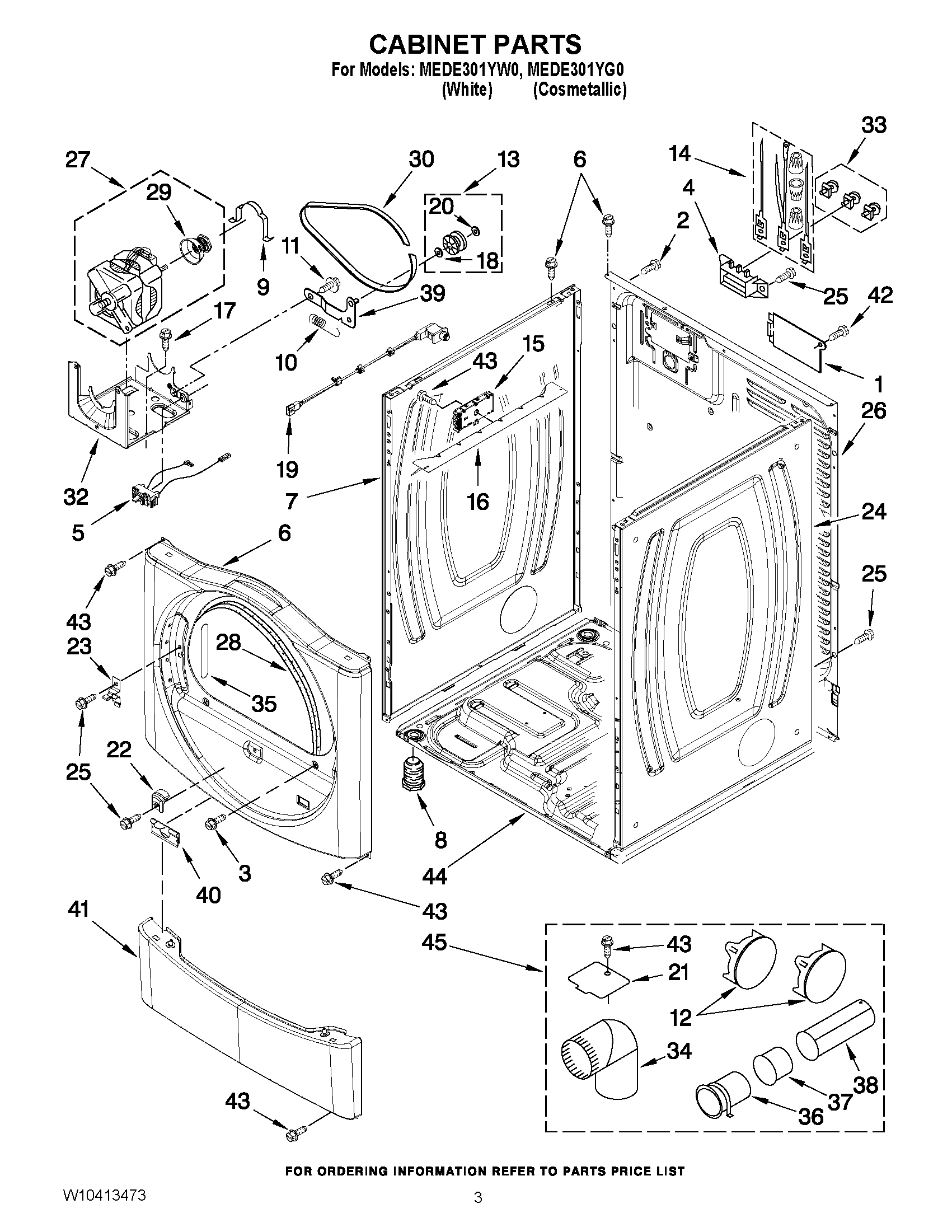 02 - CABINET PARTS