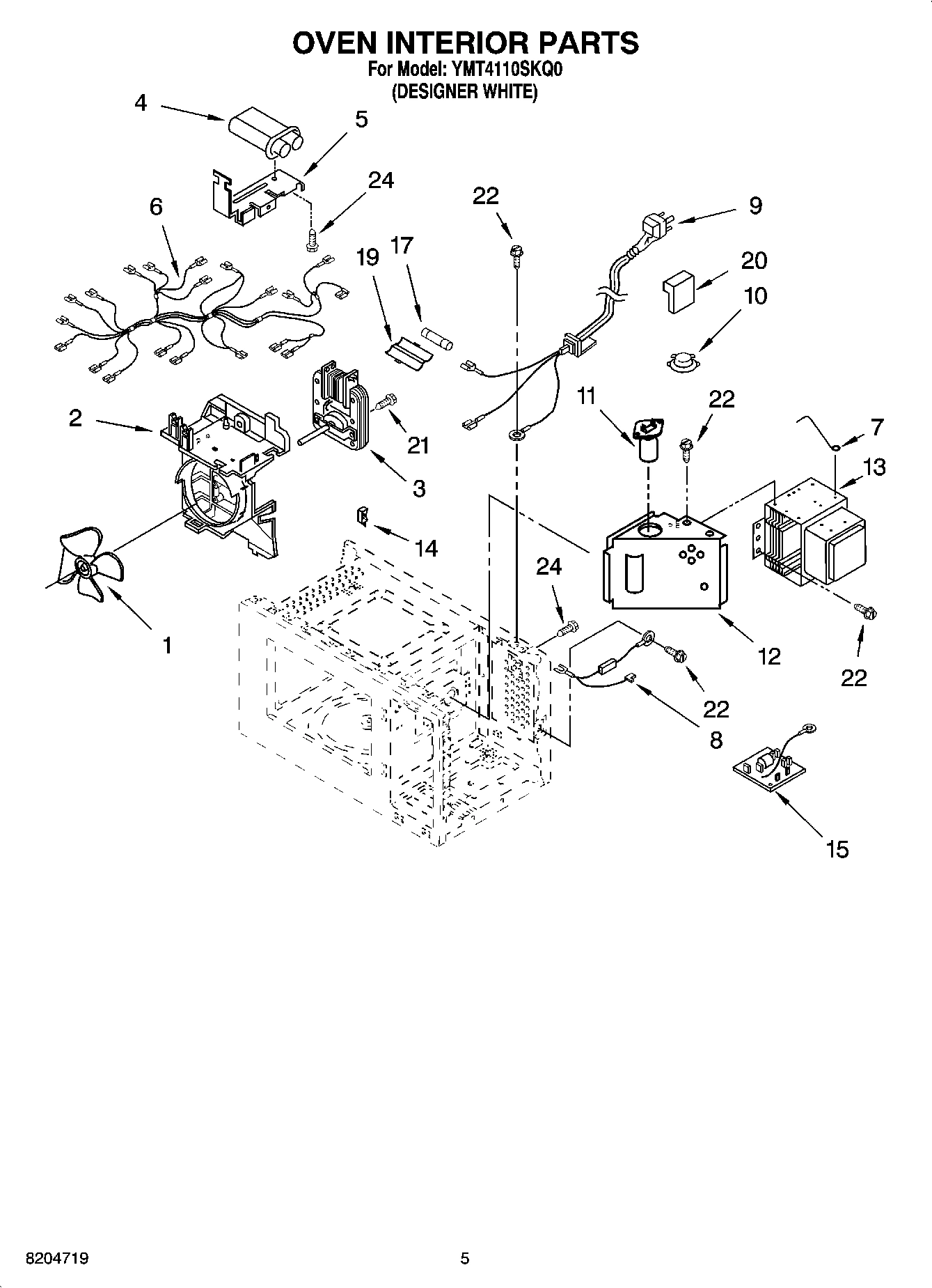 05 - OVEN INTERIOR PARTS