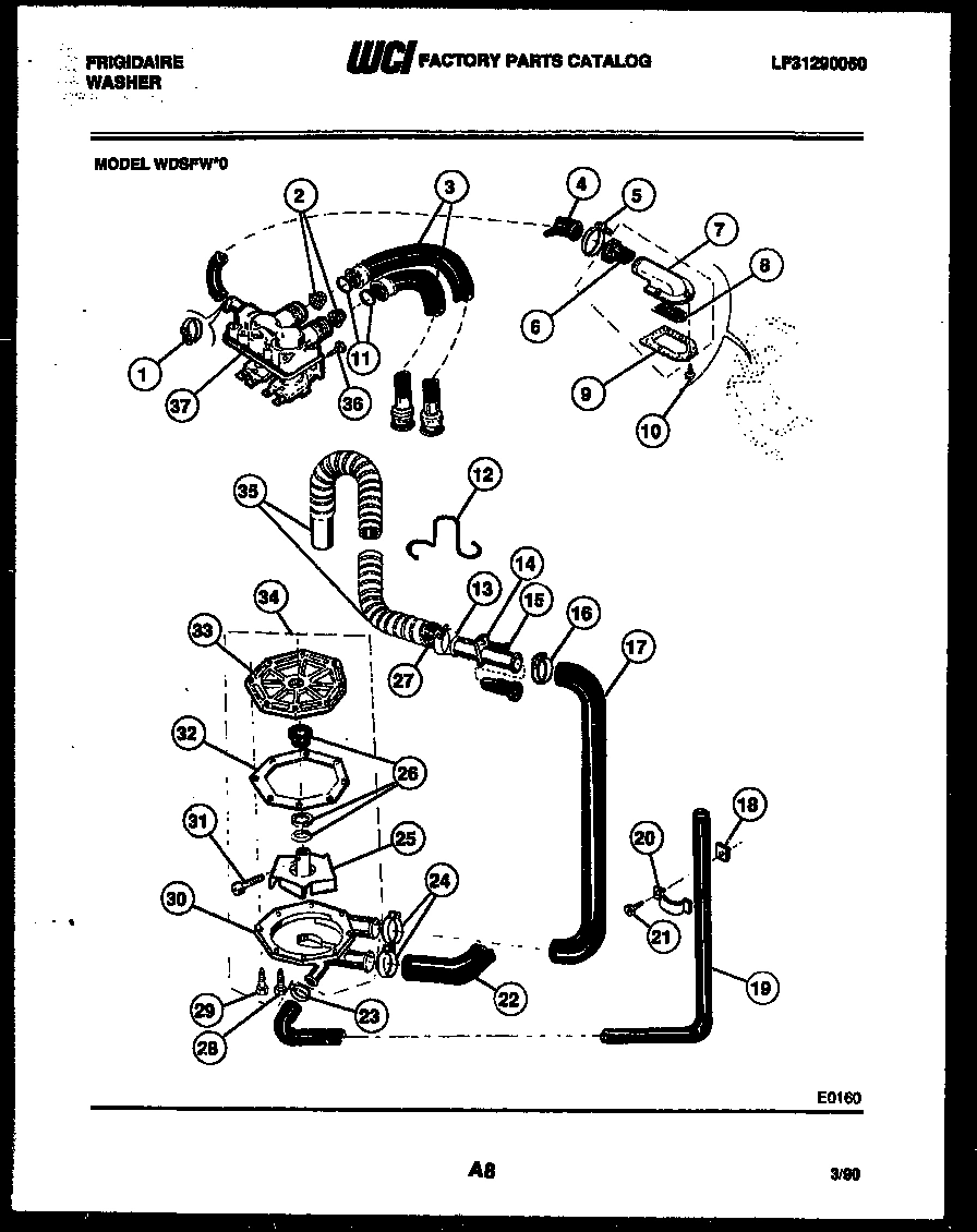 05 - PUMP, WATER VALVE AND WATER INLET