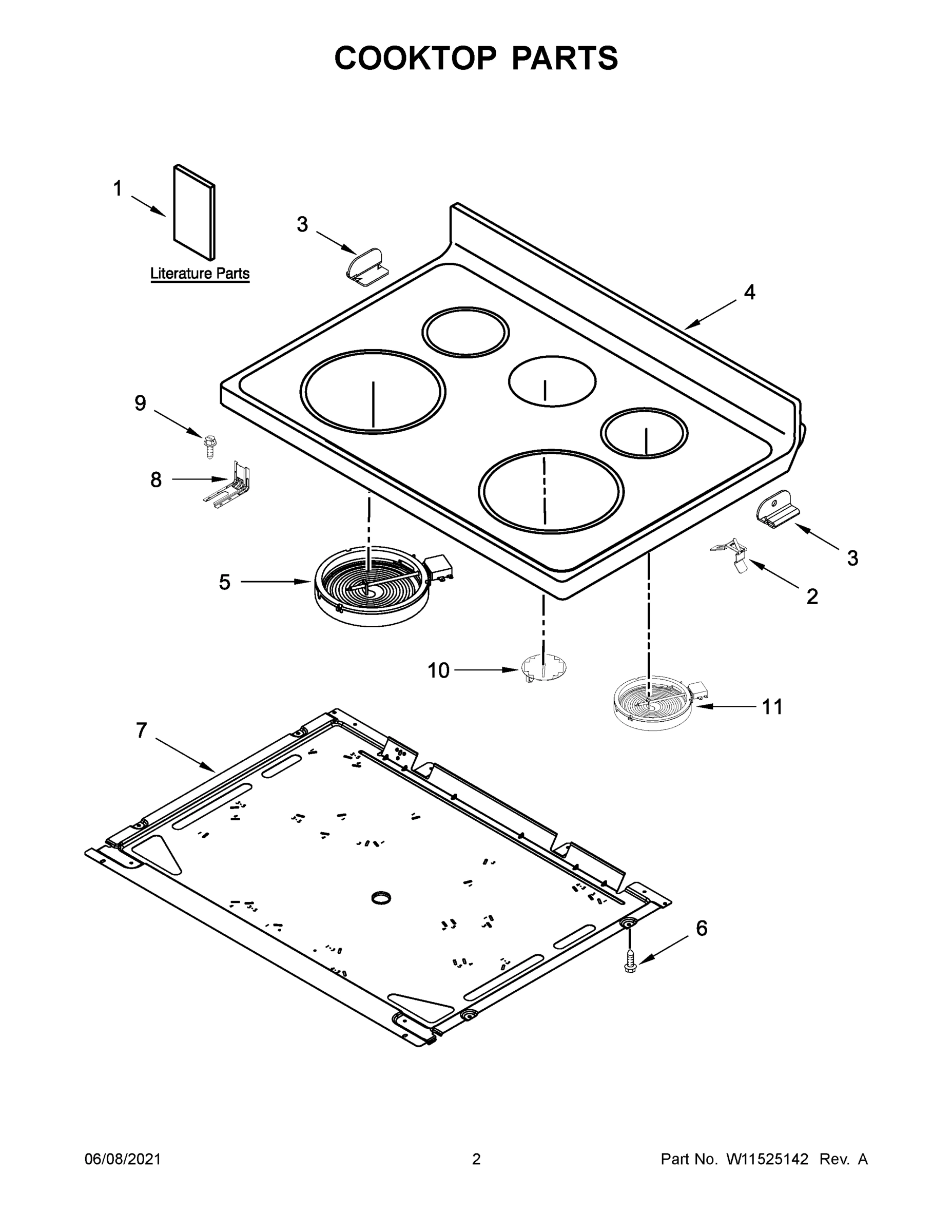 02 - COOKTOP PARTS