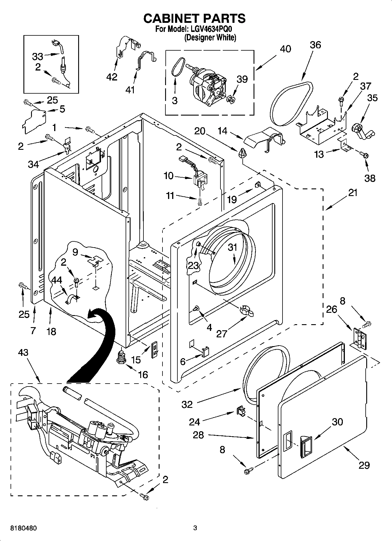 02 - CABINET PARTS