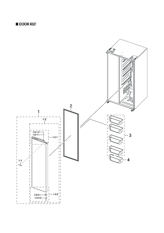 Refrigerator Door Parts