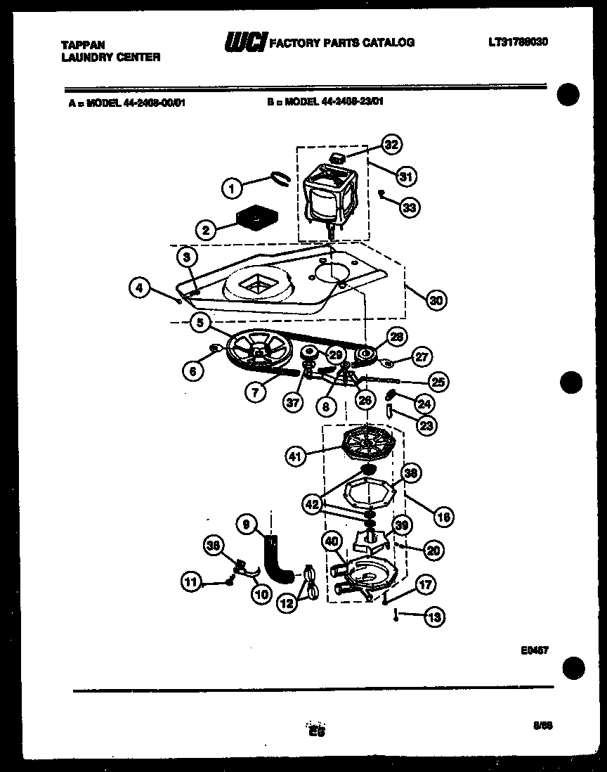 06 - WASHER DRIVE SYSTEM AND PUMP