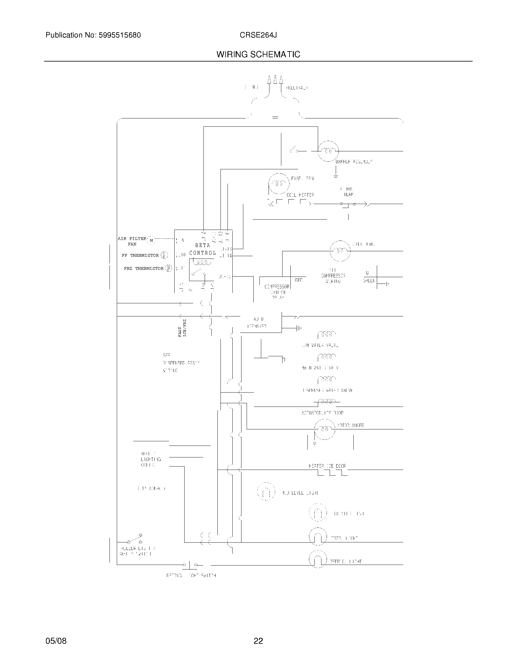 22 - WIRING SCHEMATIC