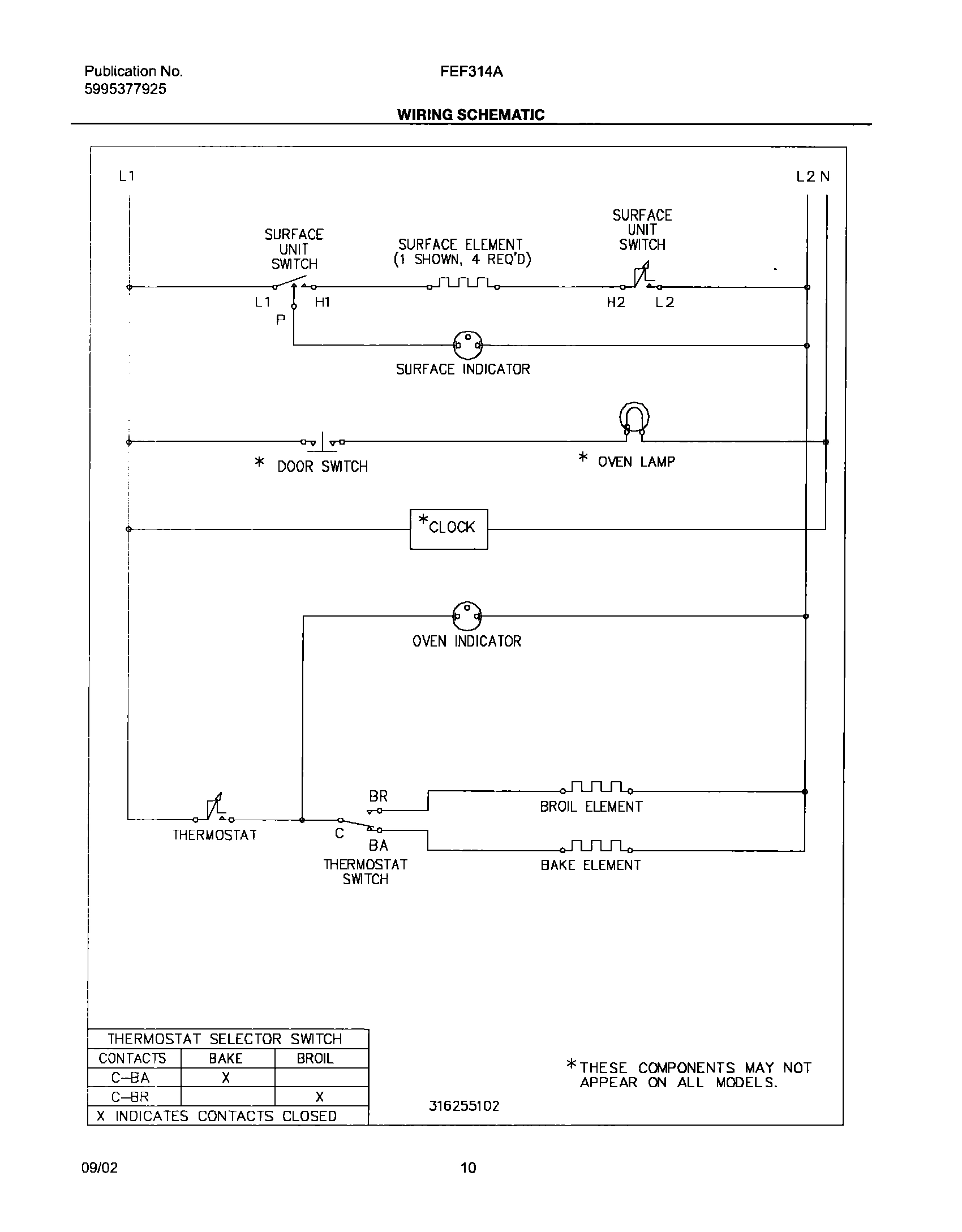 10 - WIRING SCHEMATIC