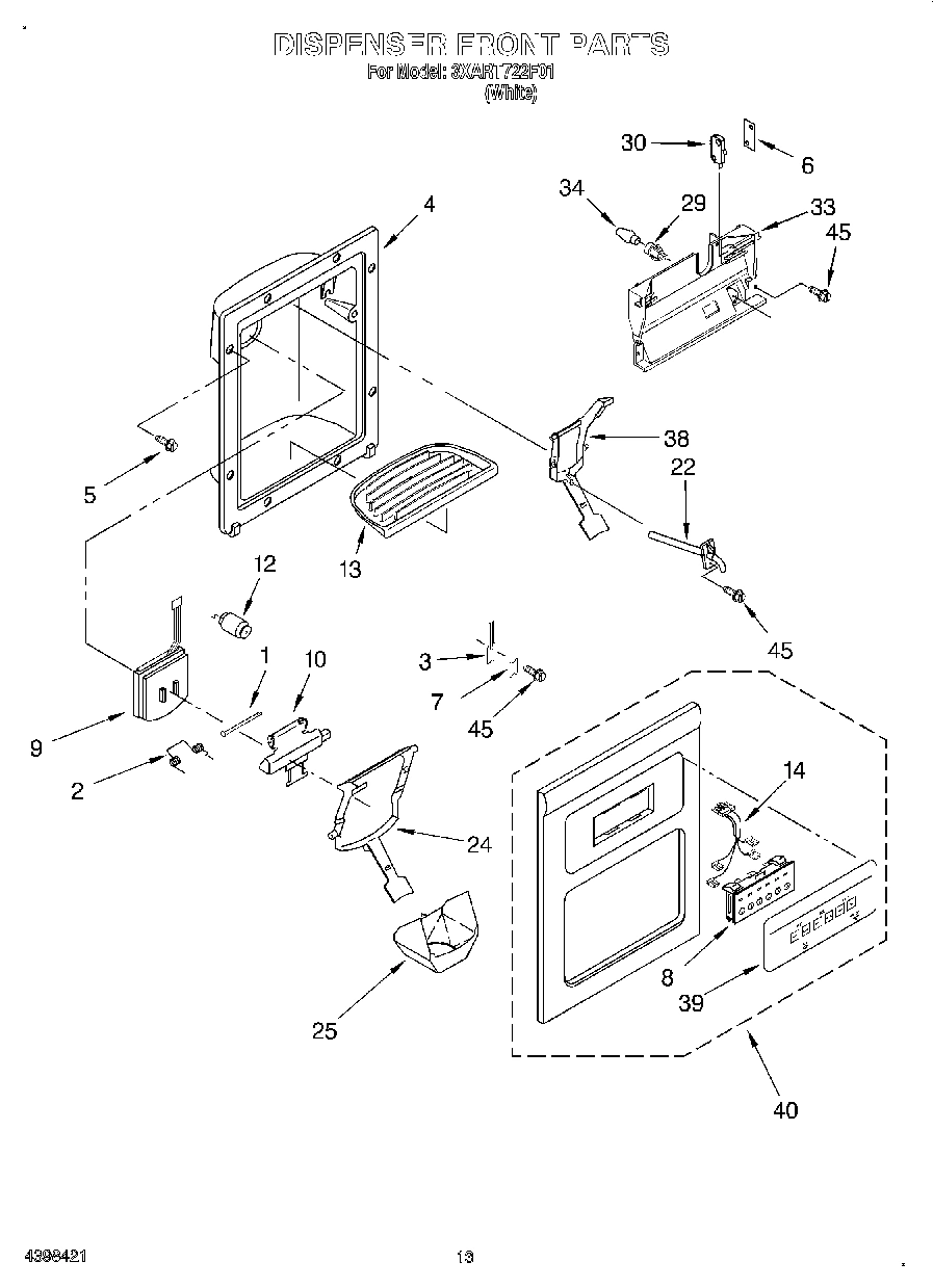 09 - DISPENSER FRONT