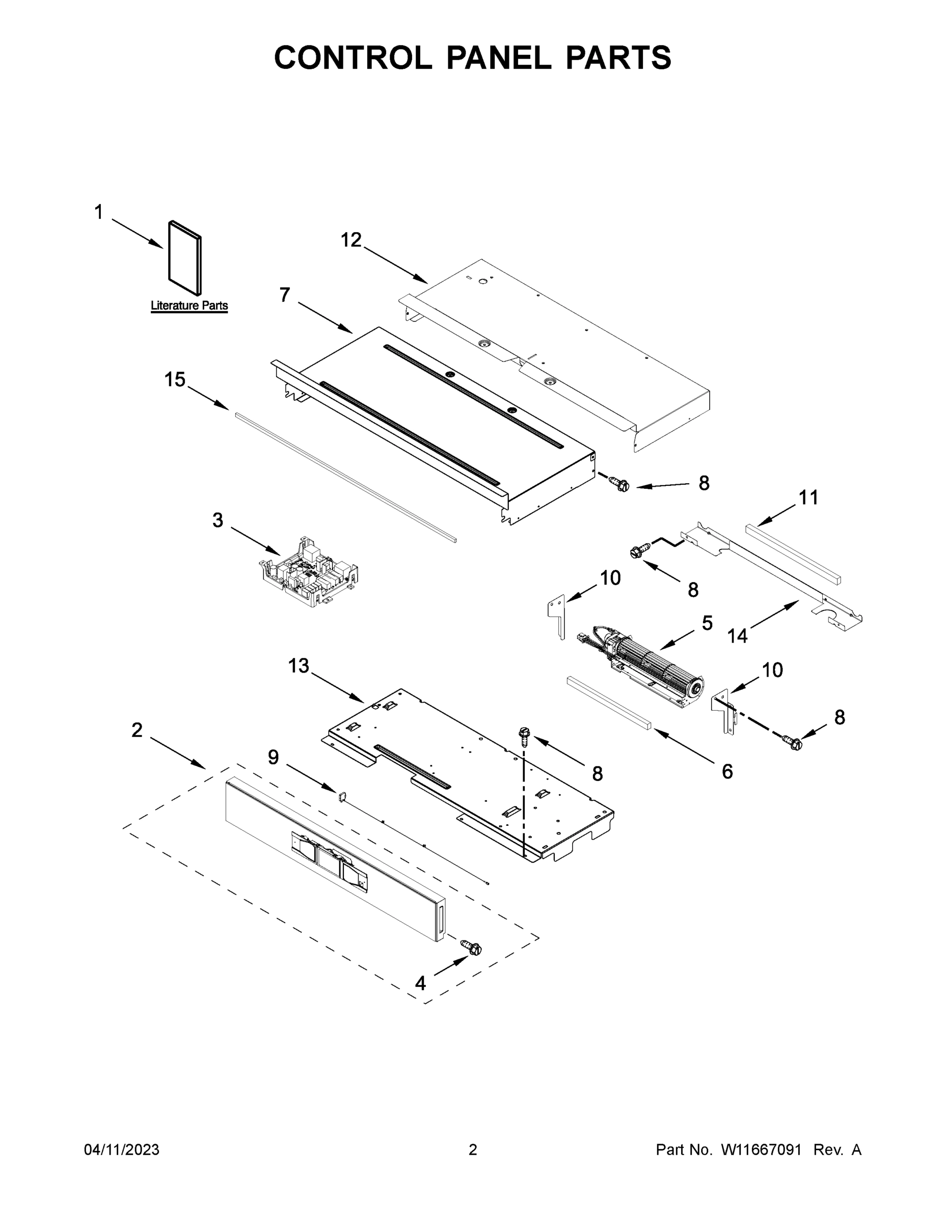 02 - CONTROL PANEL PARTS