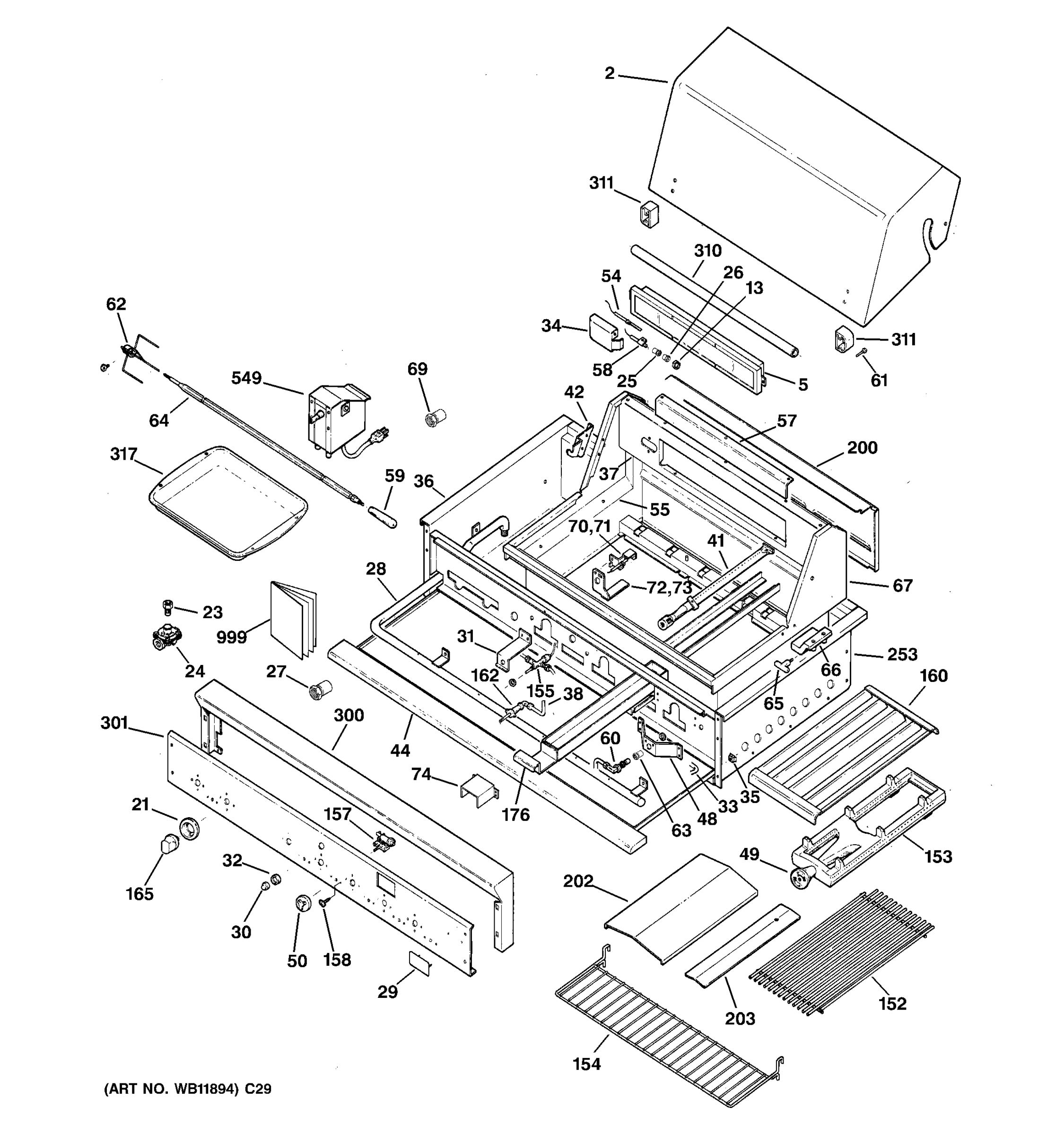GAS GRILL PARTS