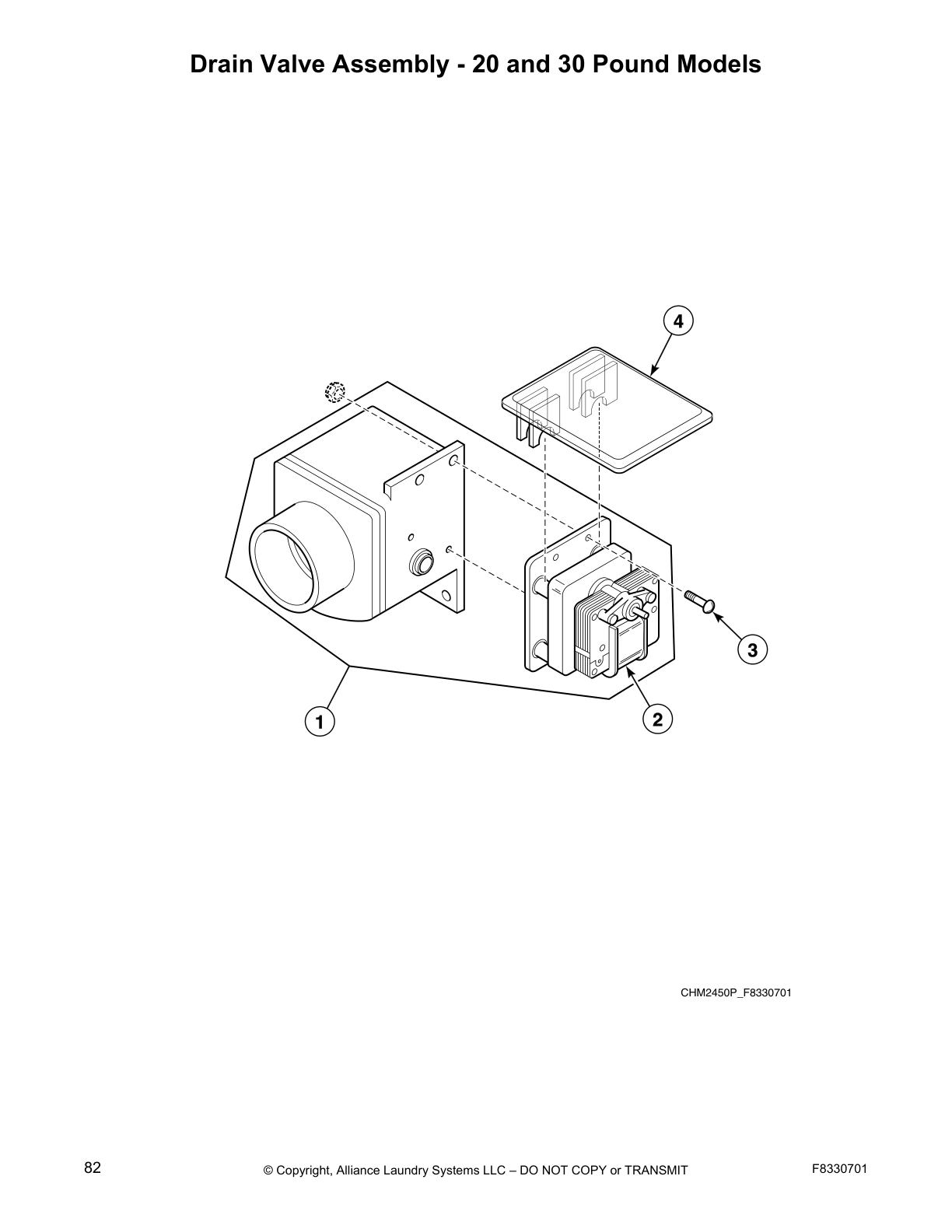 Drain Valve Assembly - 20 and 30 Pound Models