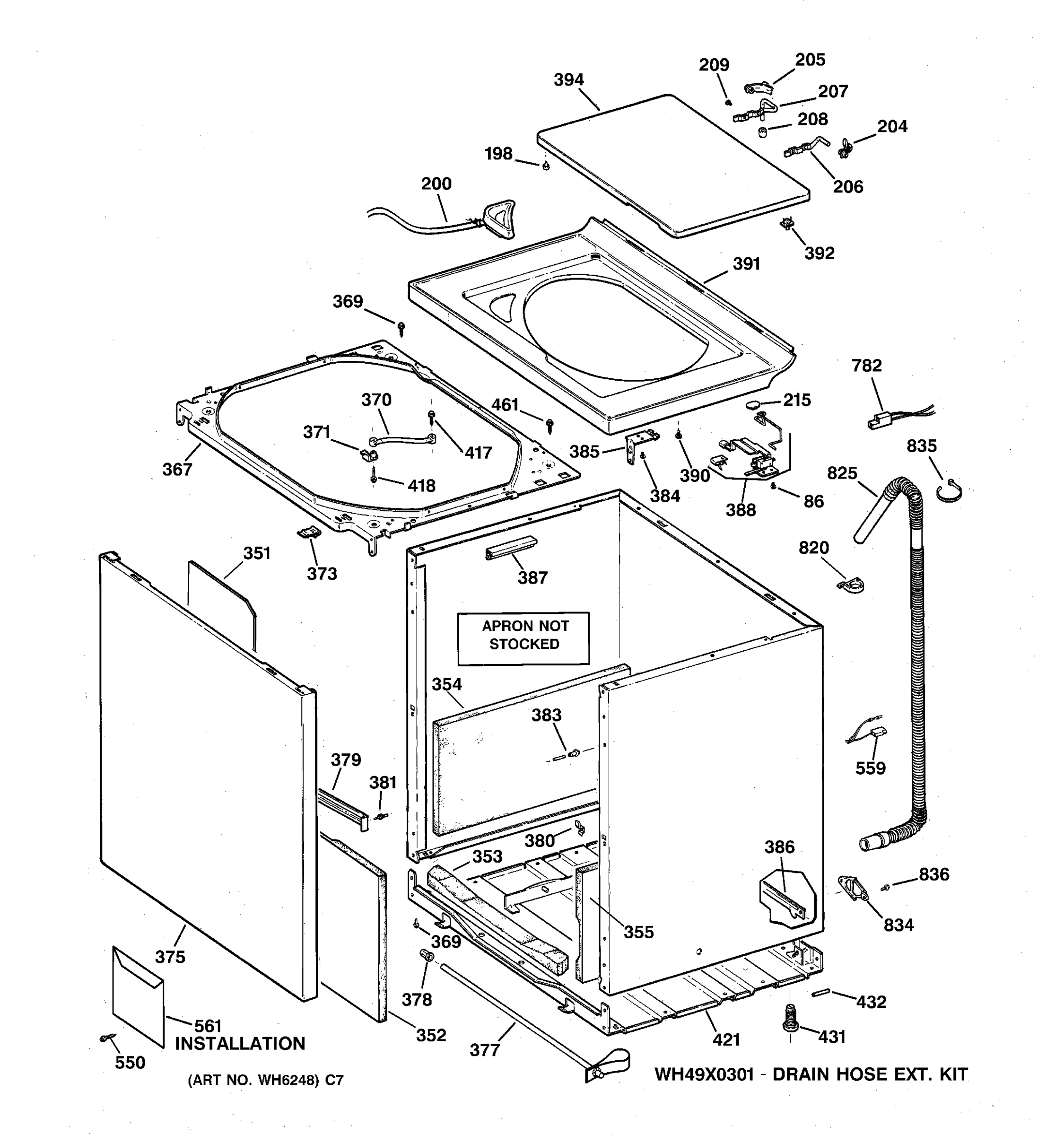 CABINET, COVER & FRONT PANEL