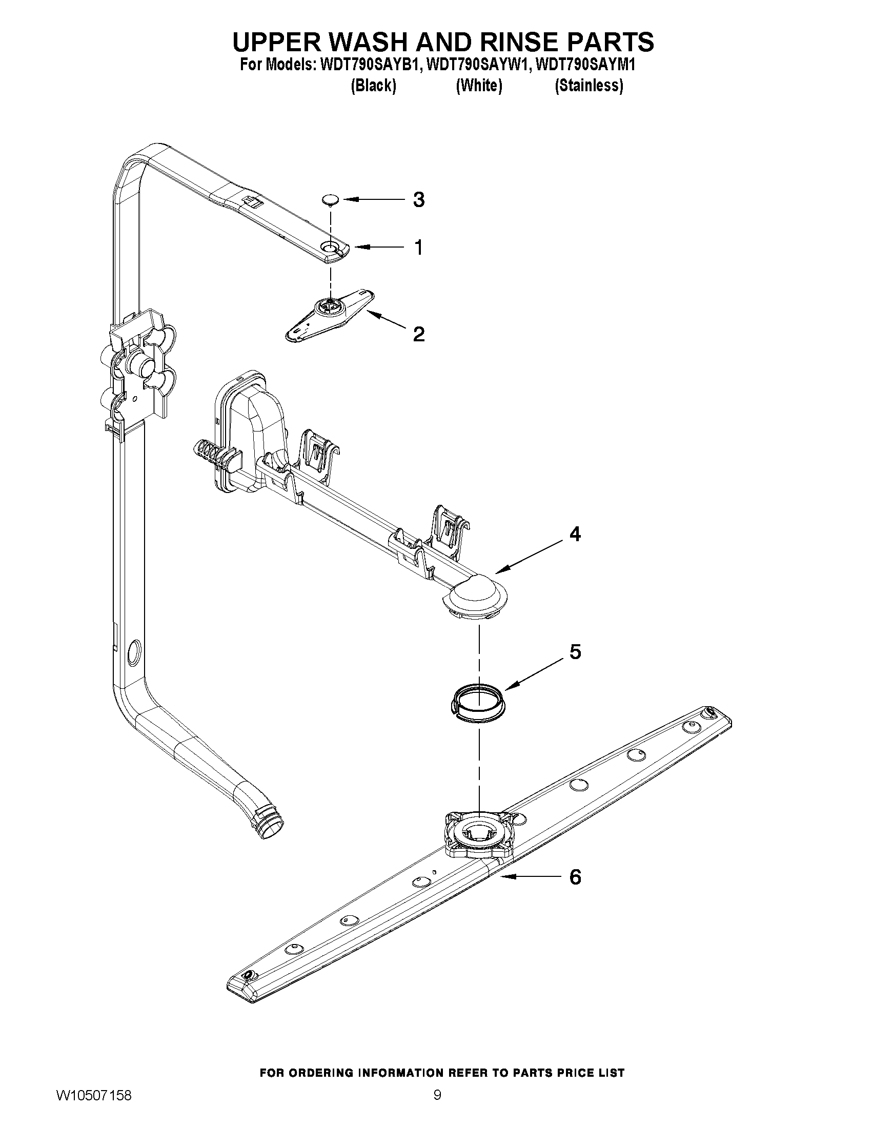 07 - UPPER WASH AND RINSE PARTS