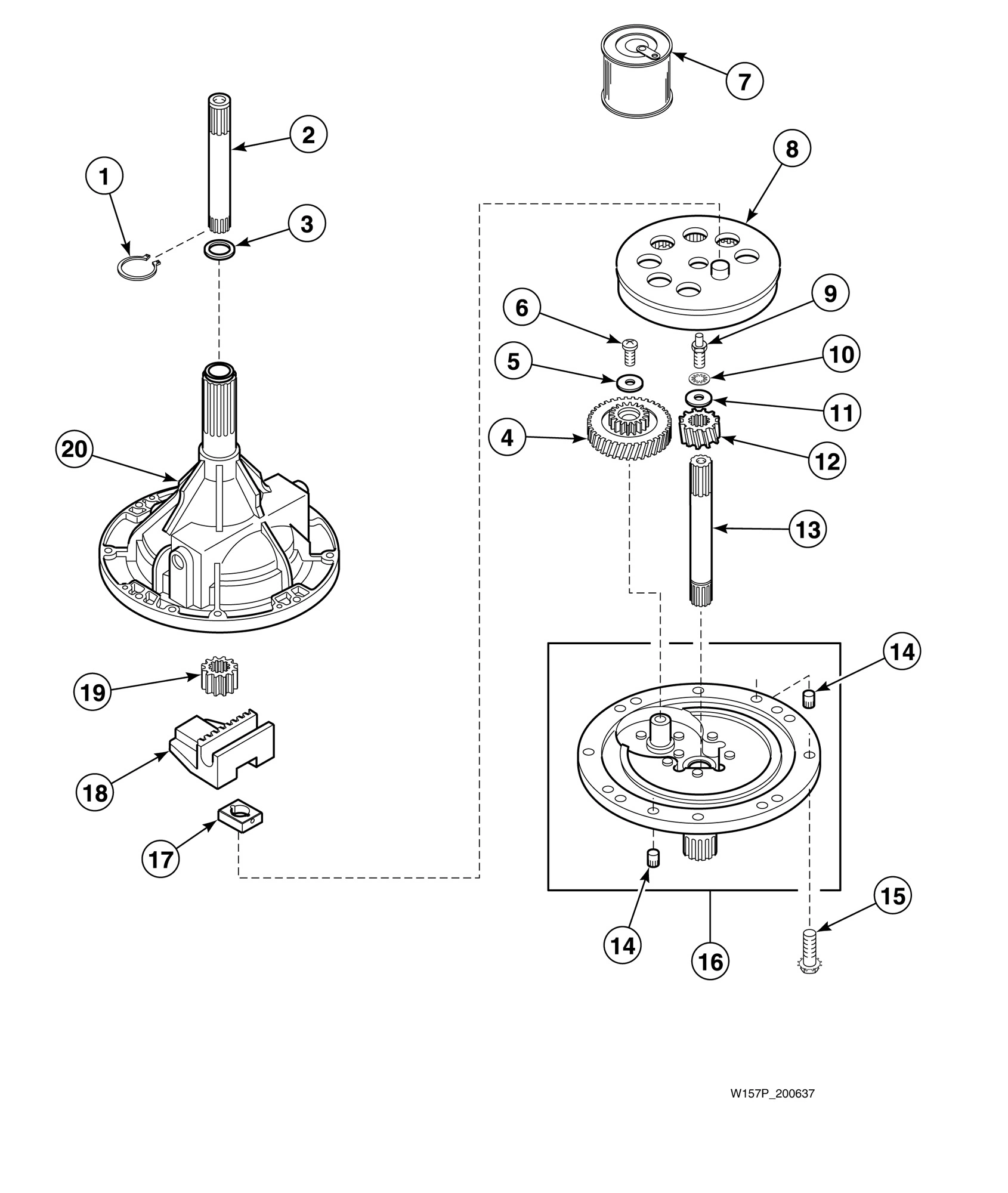 Components for 33227P Transmission Assembly