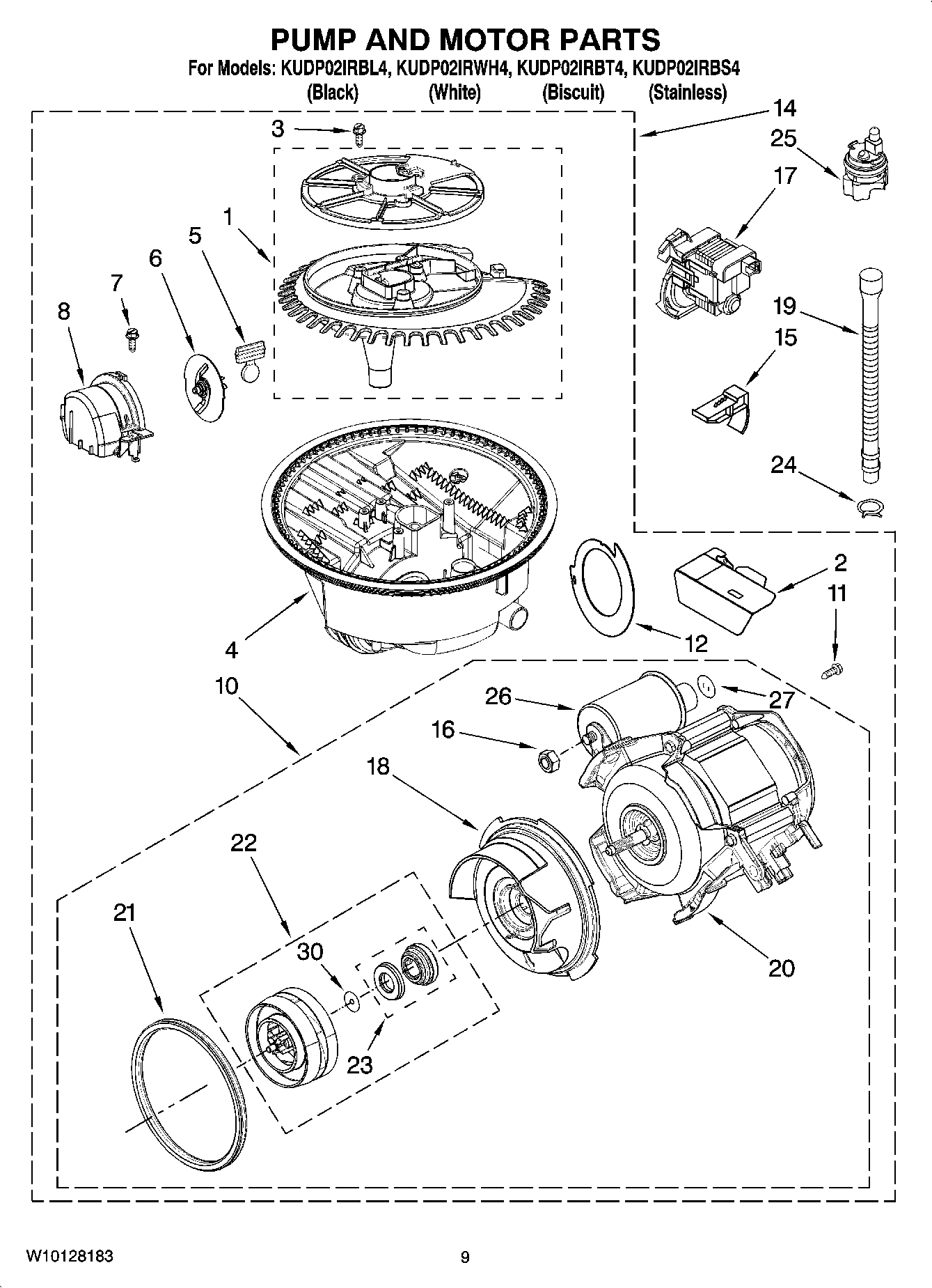 08 - PUMP AND MOTOR PARTS