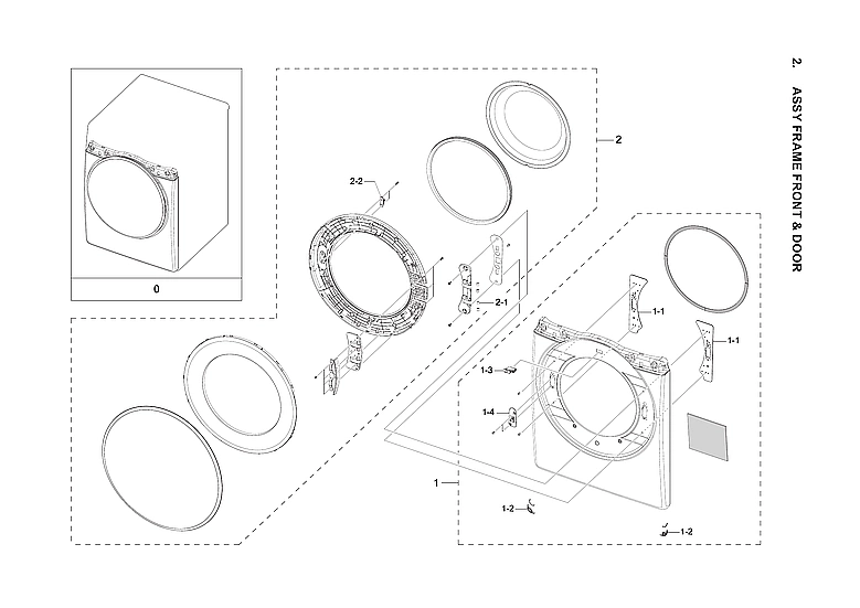 Front Frame & Door Assembly