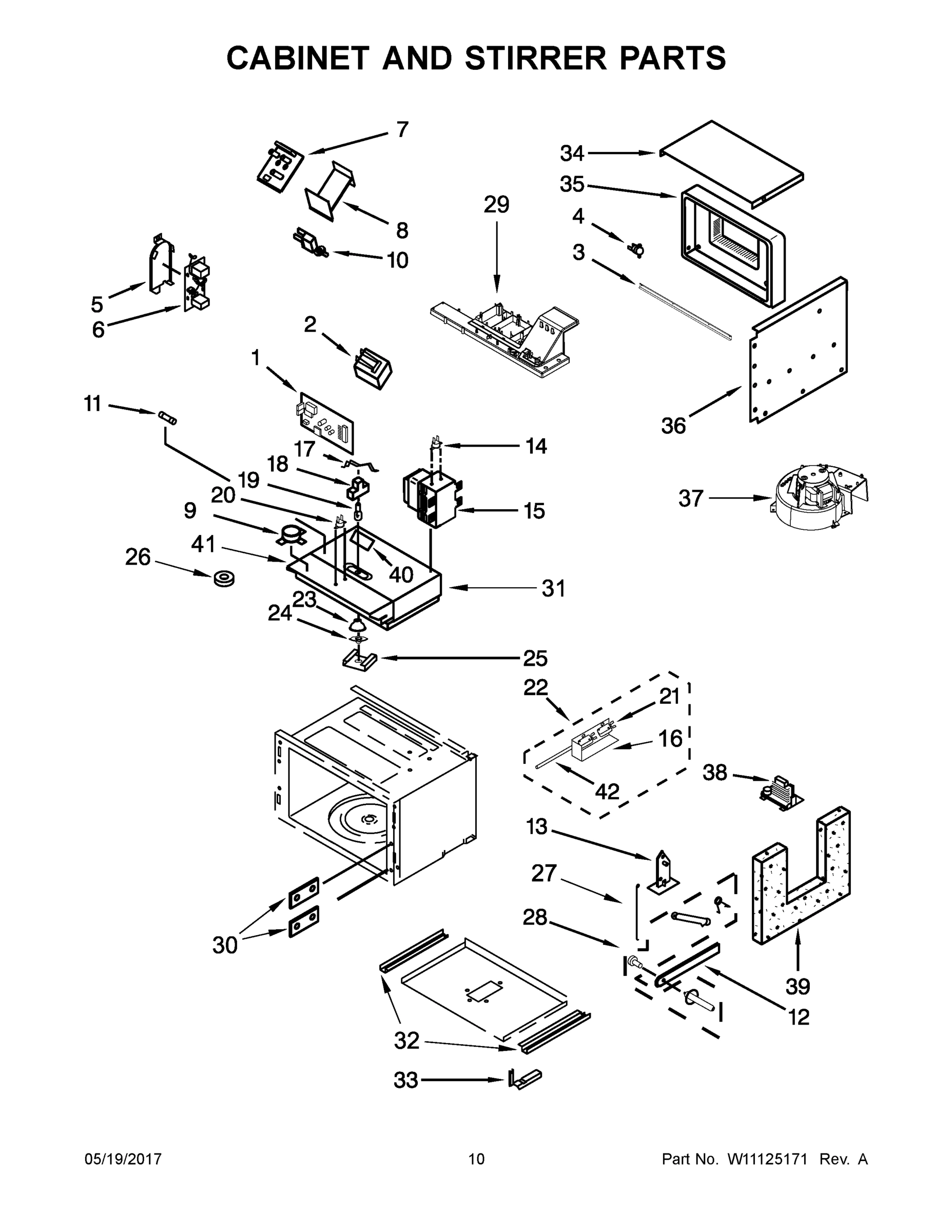06 - CABINET AND STIRRER PARTS