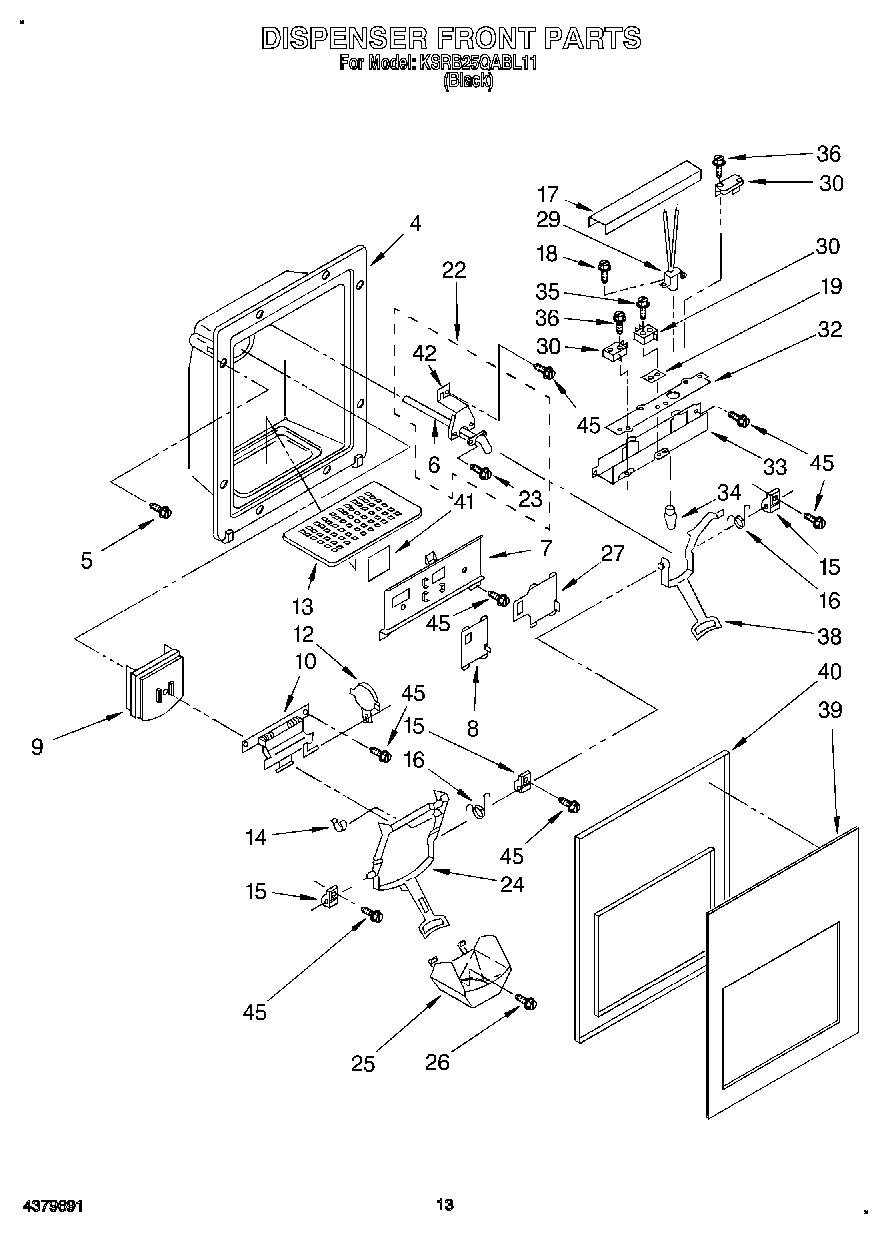 08 - DISPENSER FRONT