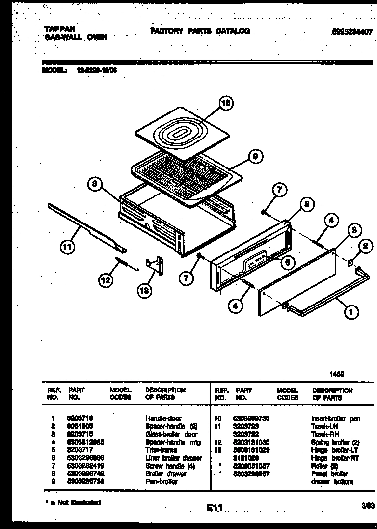 05 - BROILER DRAWER PARTS