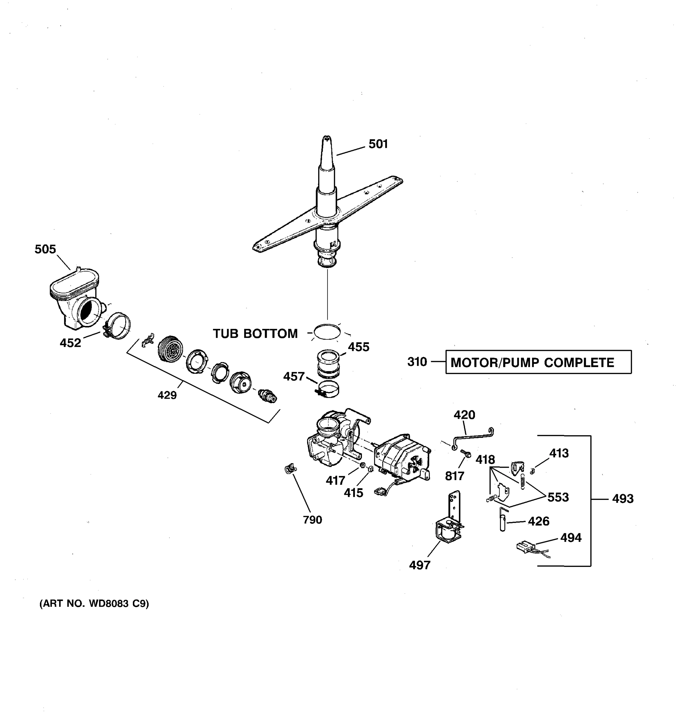 MOTOR-PUMP MECHANISM