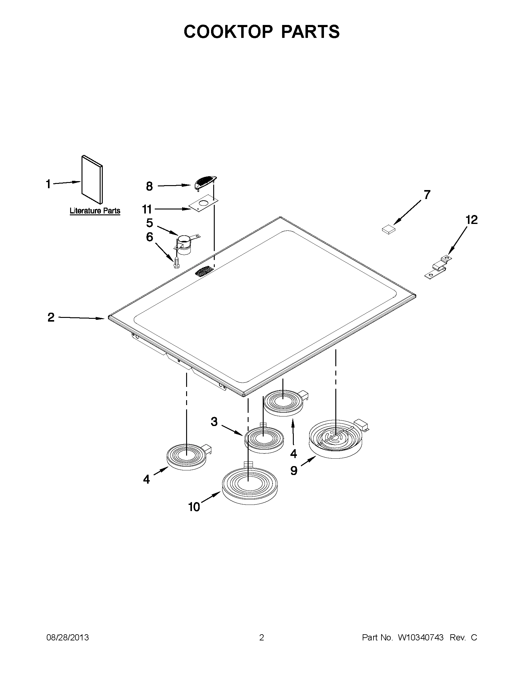 02 - COOKTOP PARTS